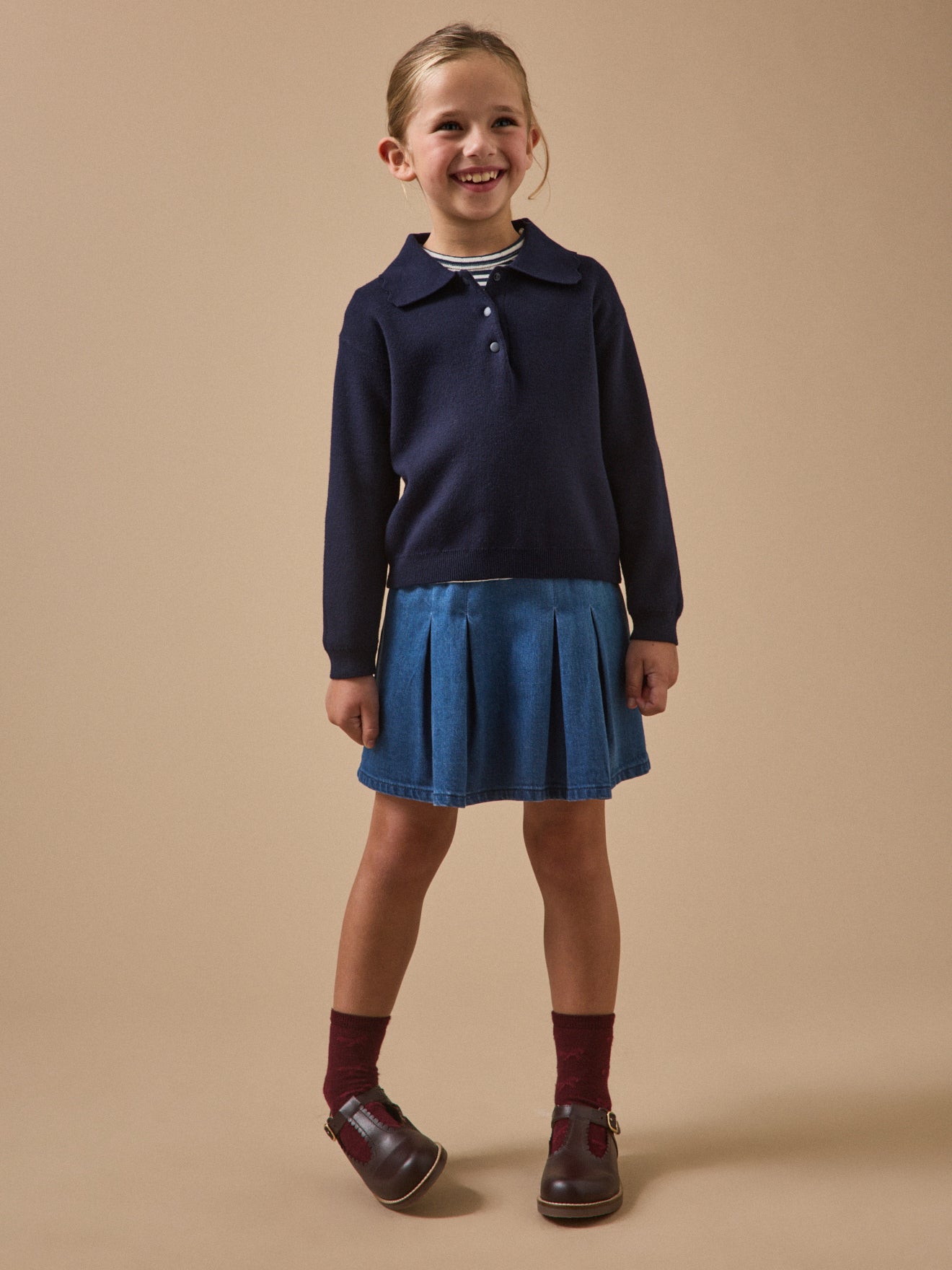Pull Milano col polo Fille