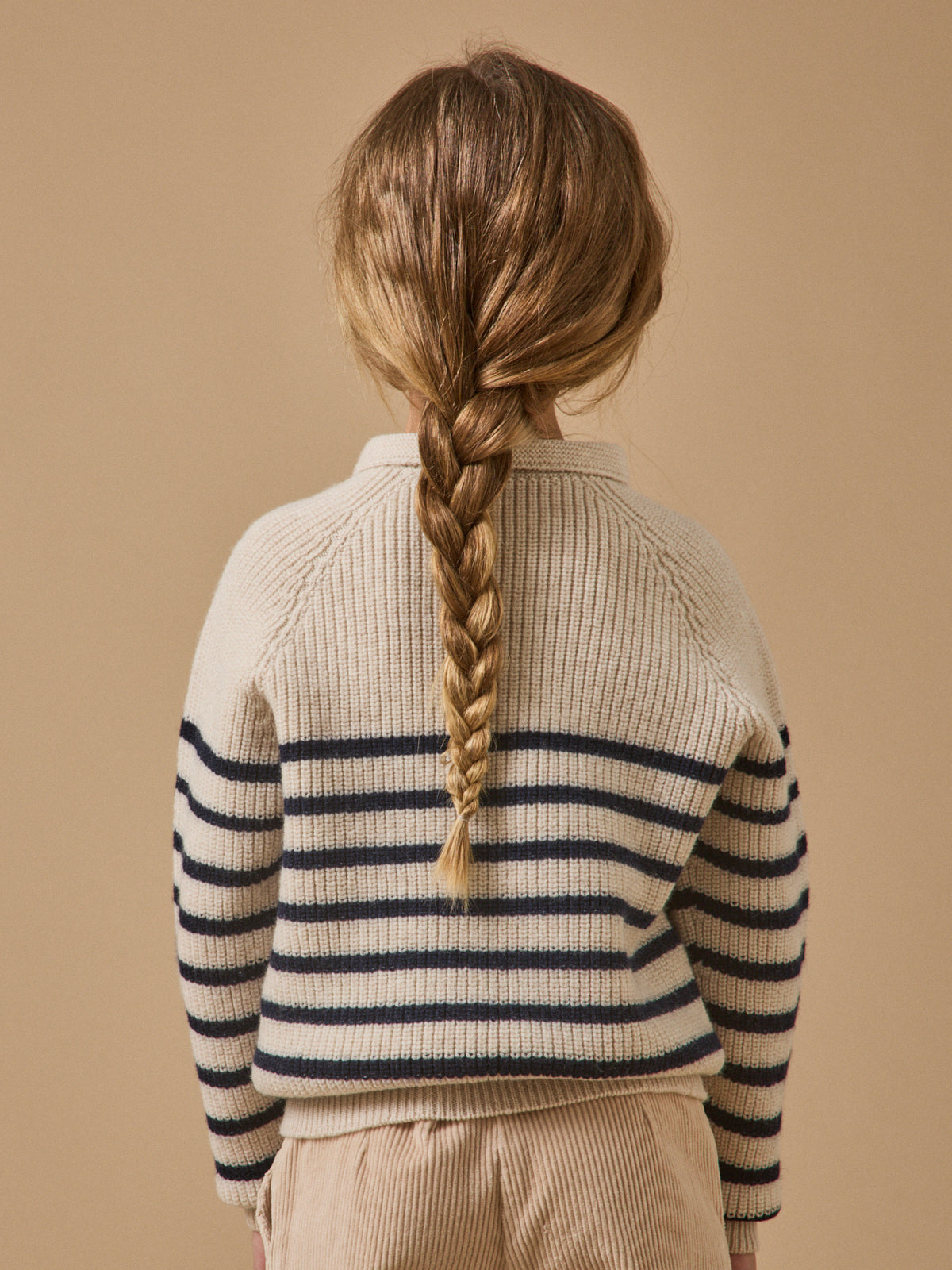 Girl's merino wool sweater - Cyrillus x Les 3 Tricoteurs