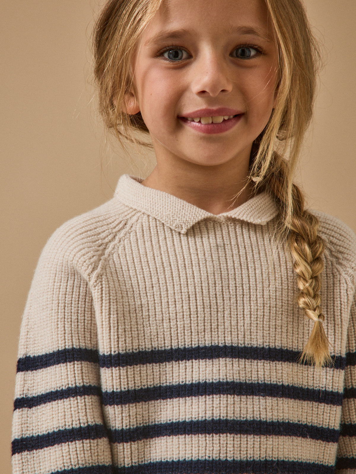 Girl's merino wool sweater - Cyrillus x Les 3 Tricoteurs