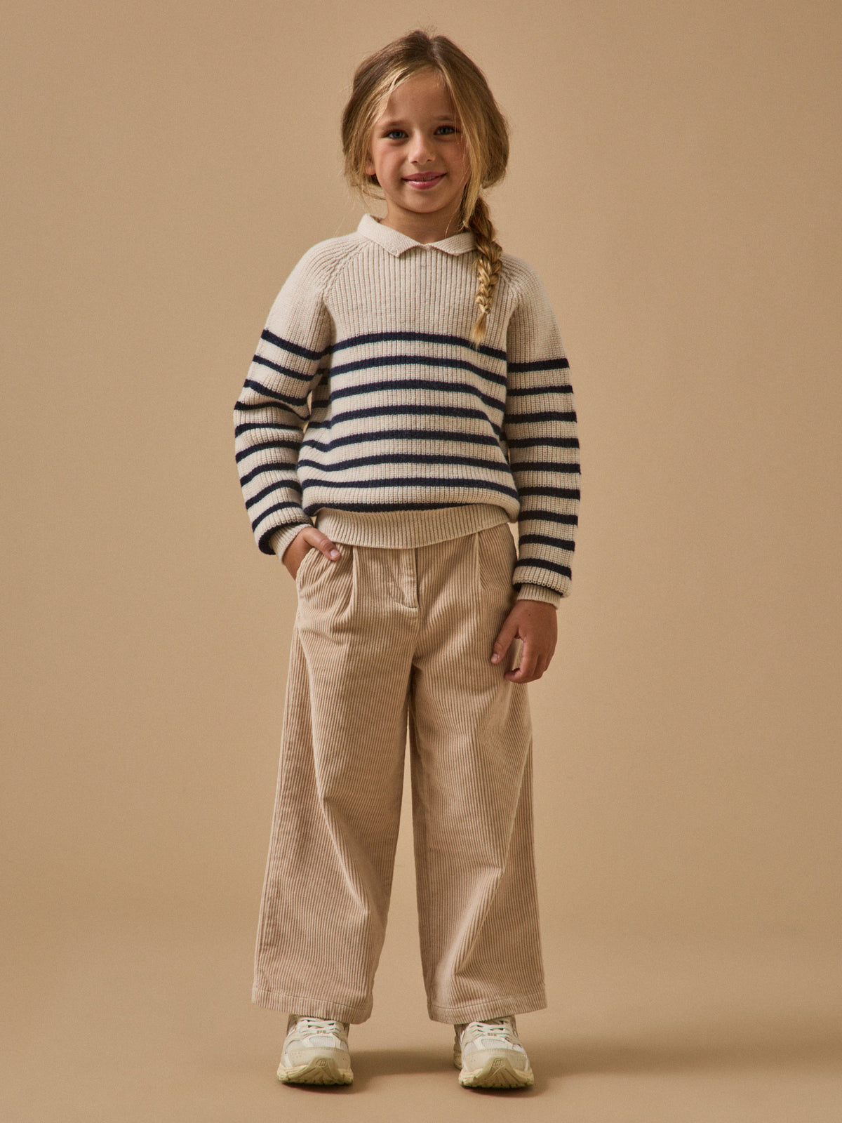 Girl's merino wool sweater - Cyrillus x Les 3 Tricoteurs