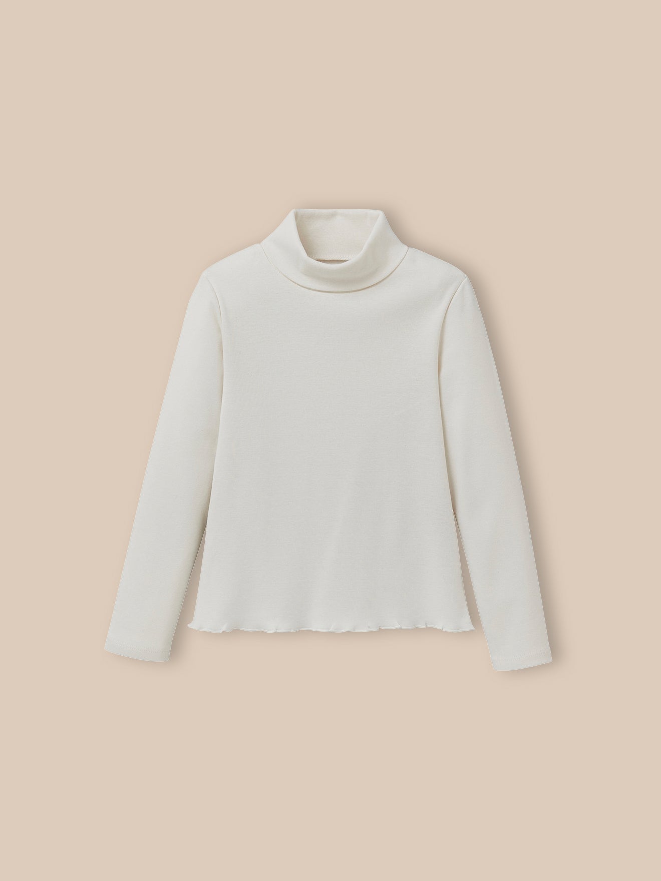 Sous-pull col montant Fille - Coton biologique