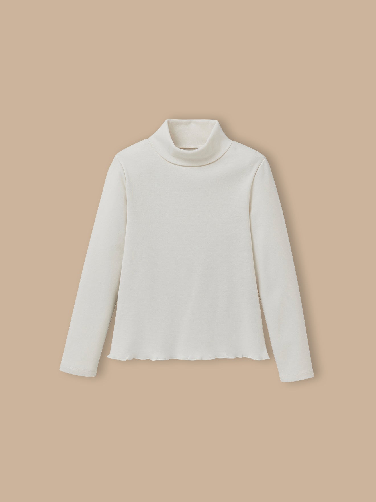 Sous-pull col montant Fille - Coton biologique