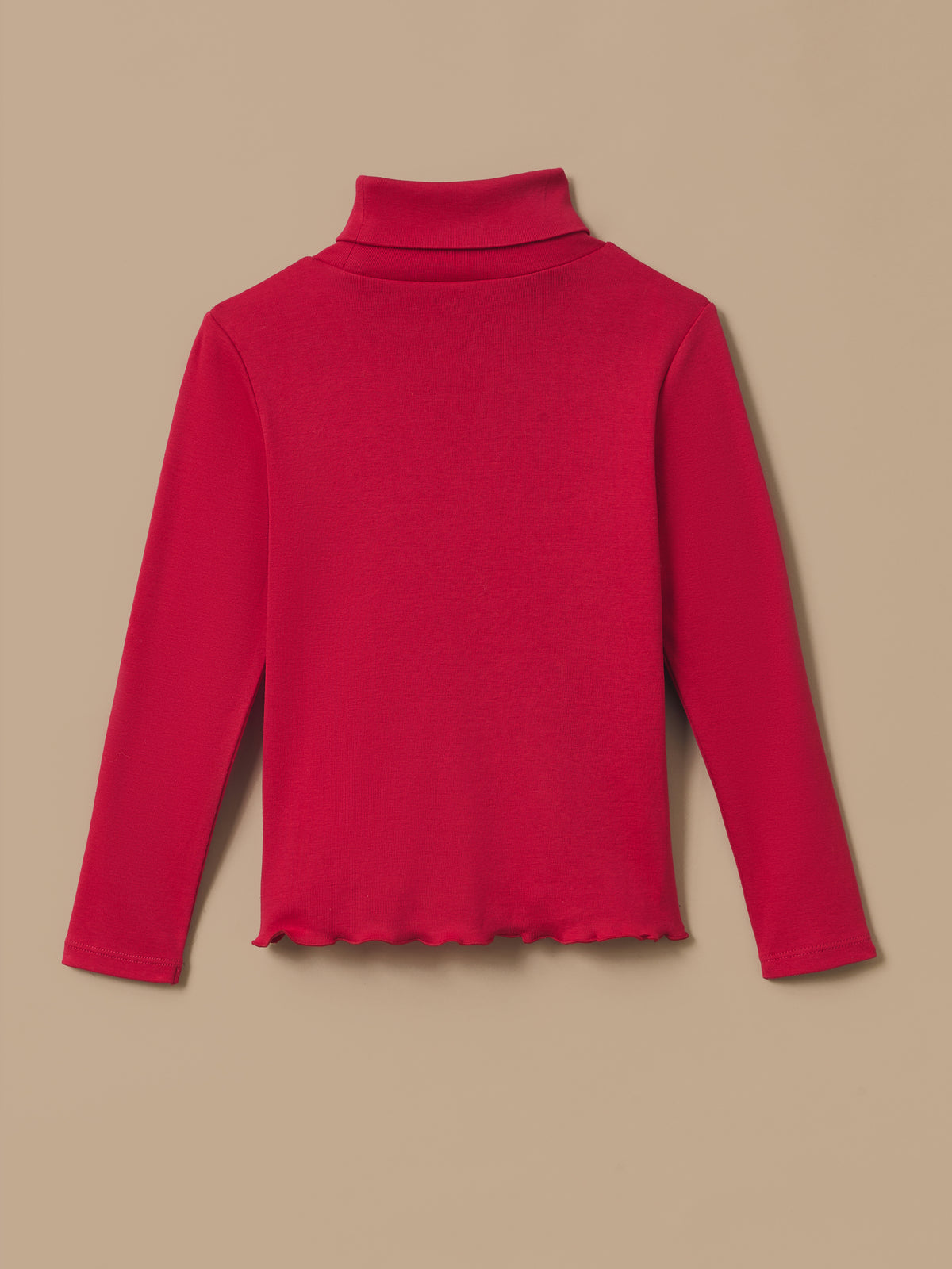 Girl's high neck organic cotton top