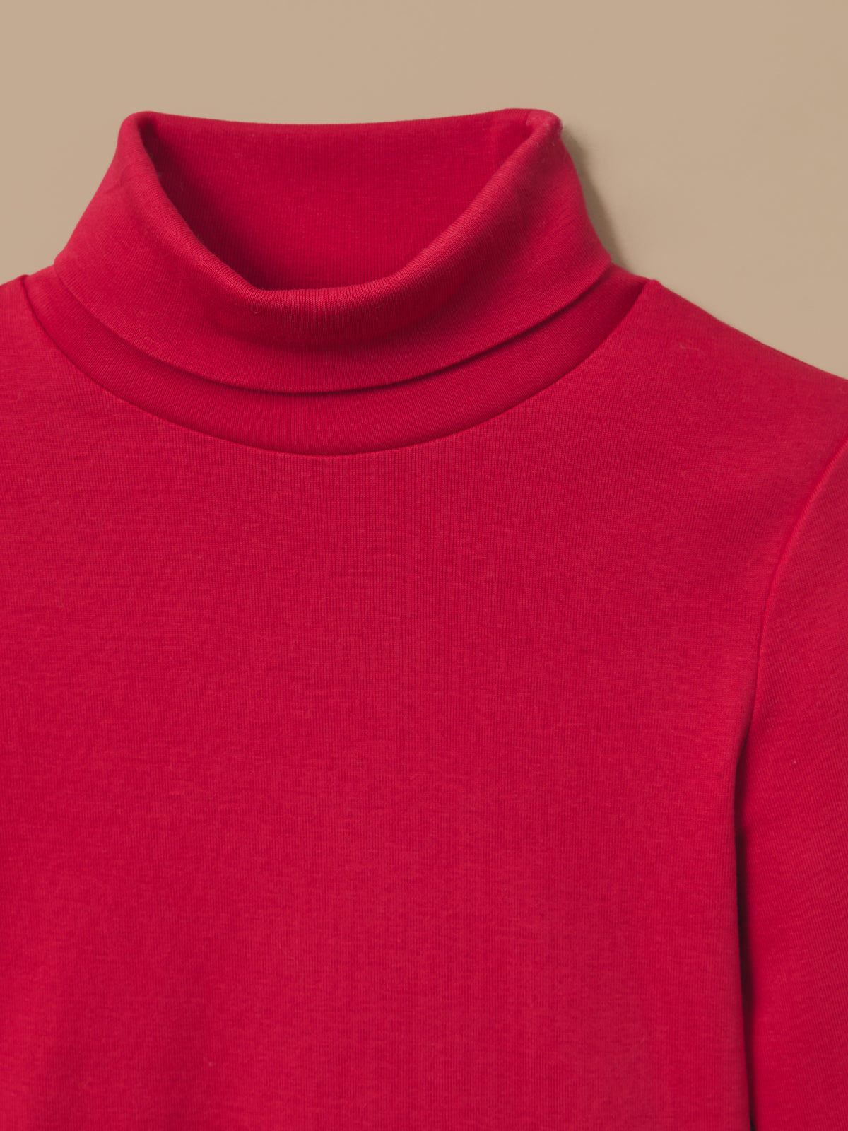 Girl's high neck organic cotton top