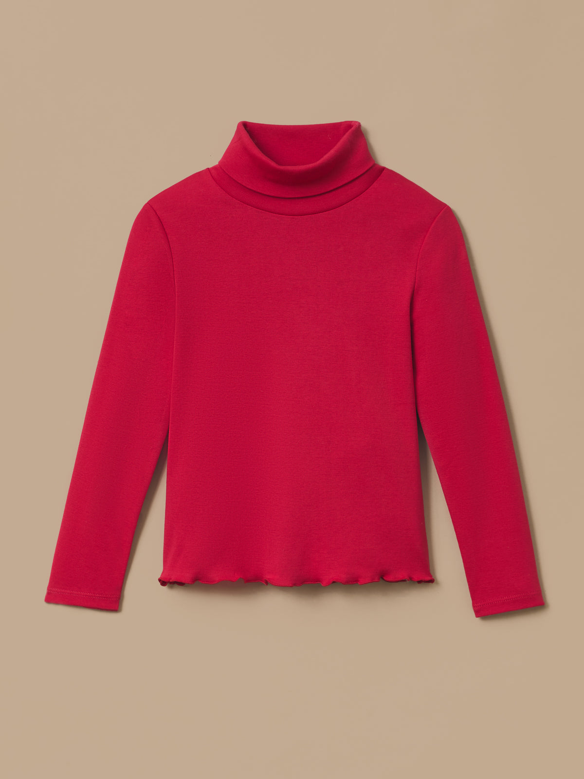 Girl's high neck organic cotton top