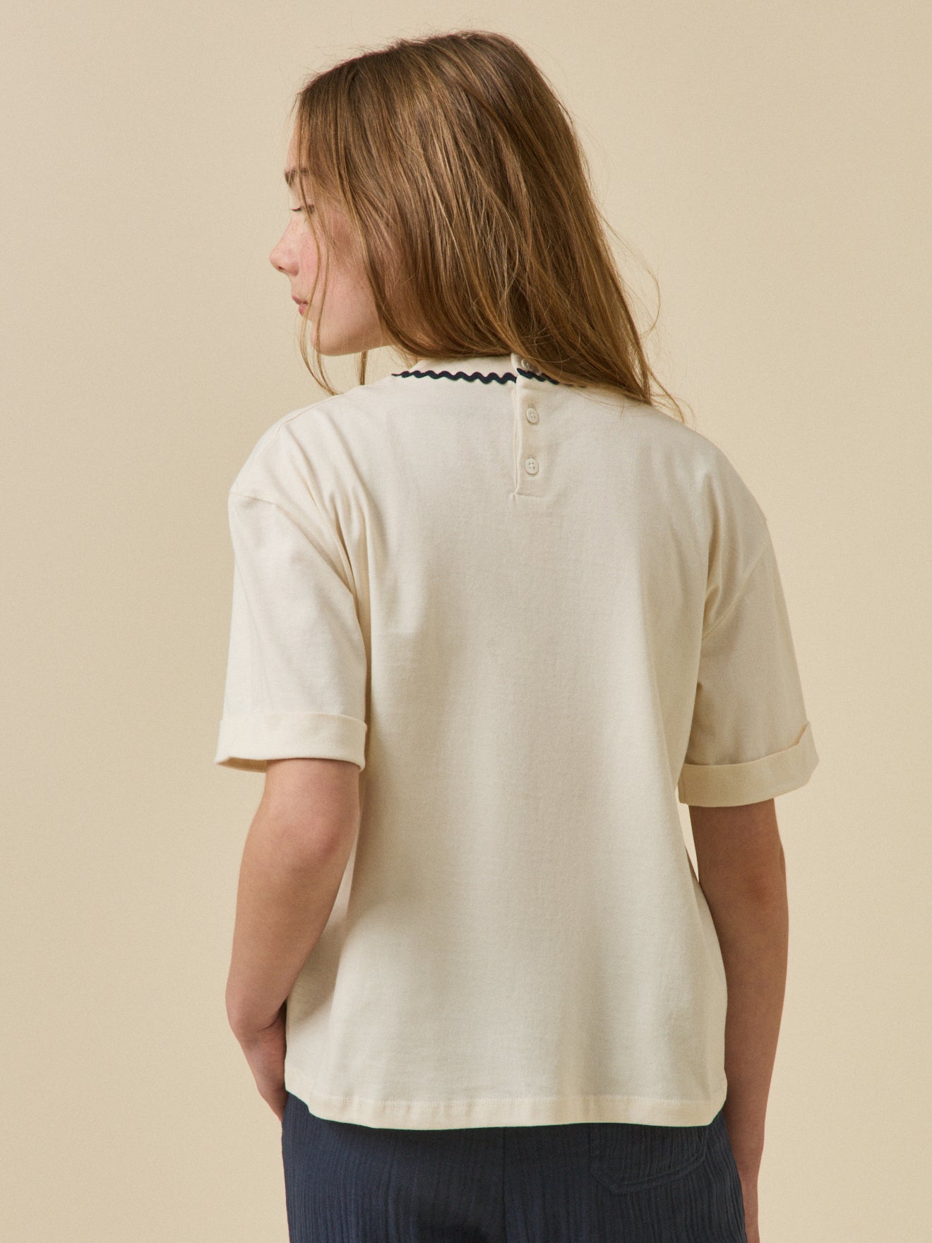 T-shirt Fille en coton biologique - Collection Junior