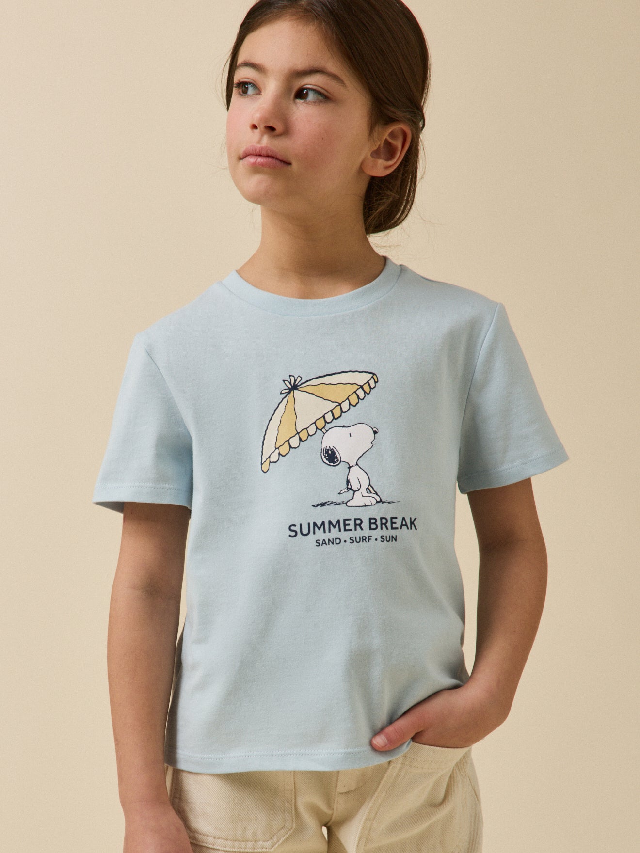 Child's Cyrillus x Peanuts™ T-shirt - The Snoopy Collection