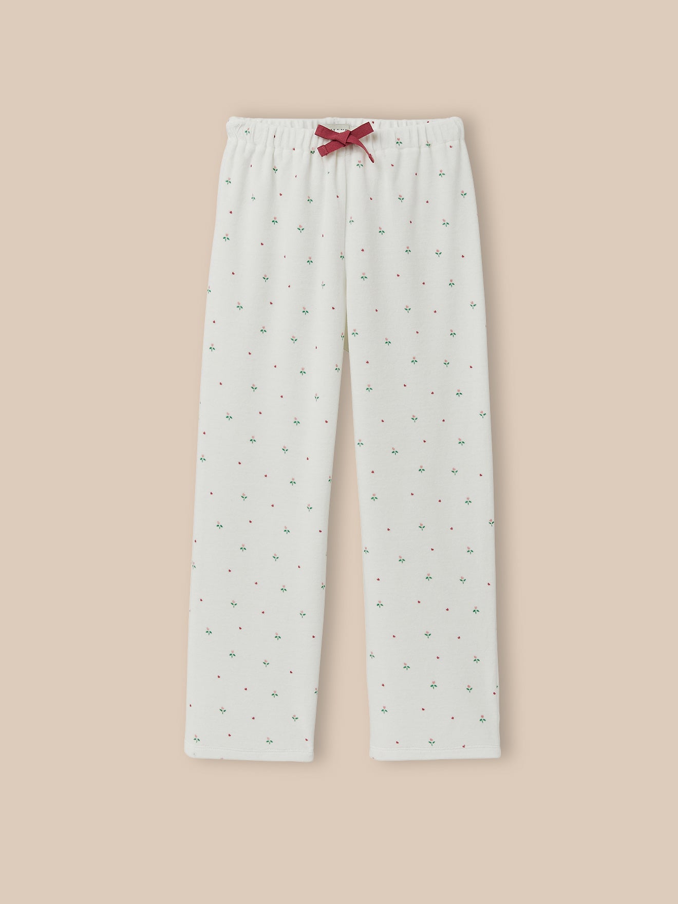 Pyjama en velours imprimé Fille