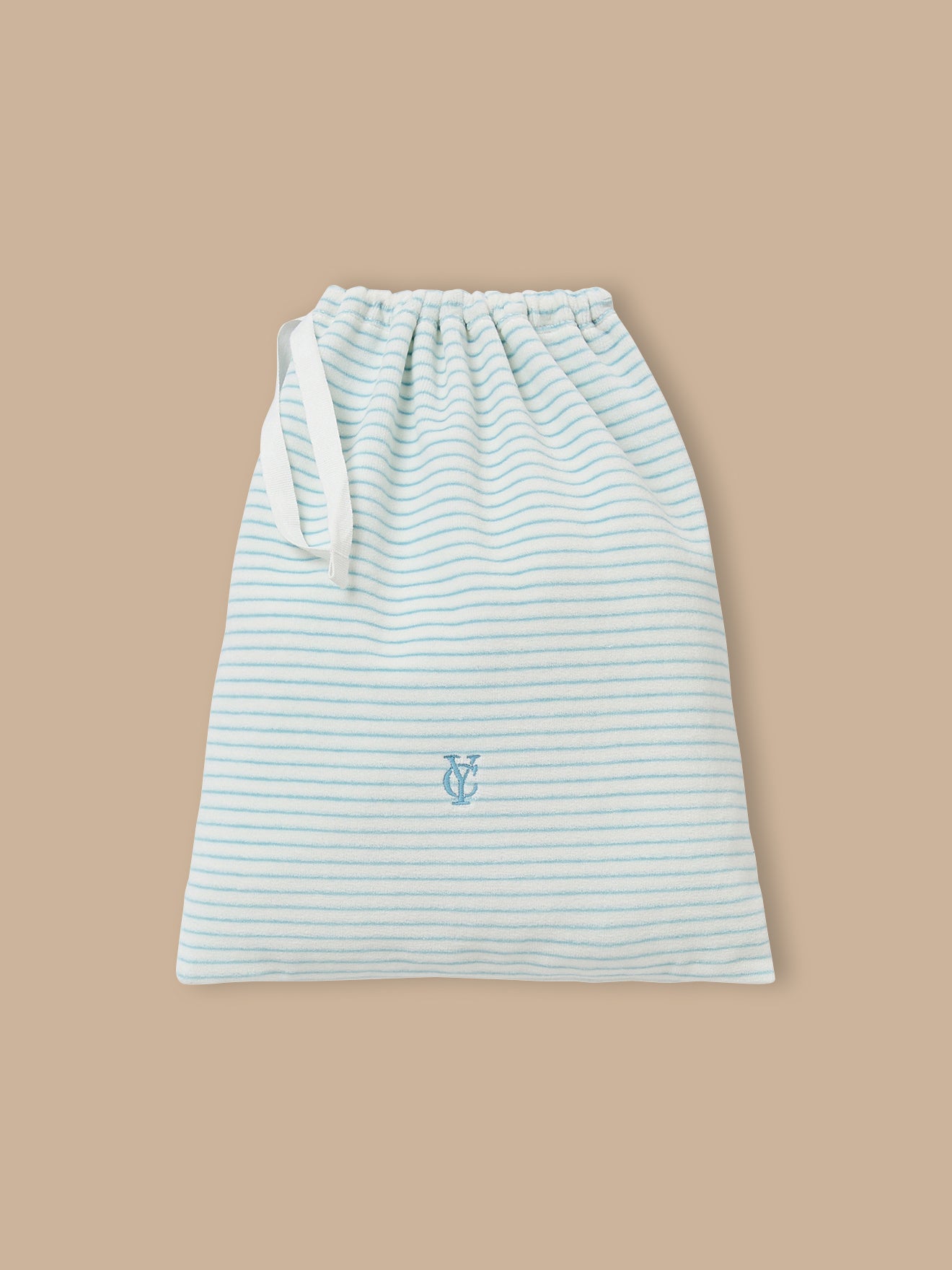 Girl's striped velour pyjamas