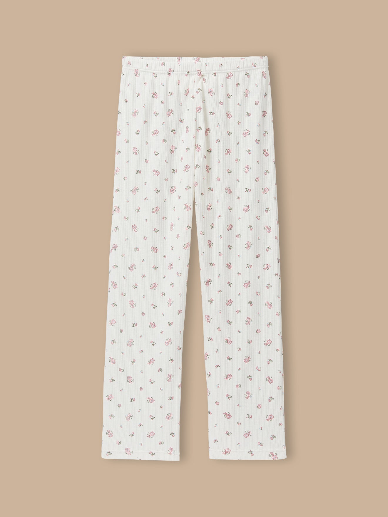 Girl's pointelle knit pyjamas