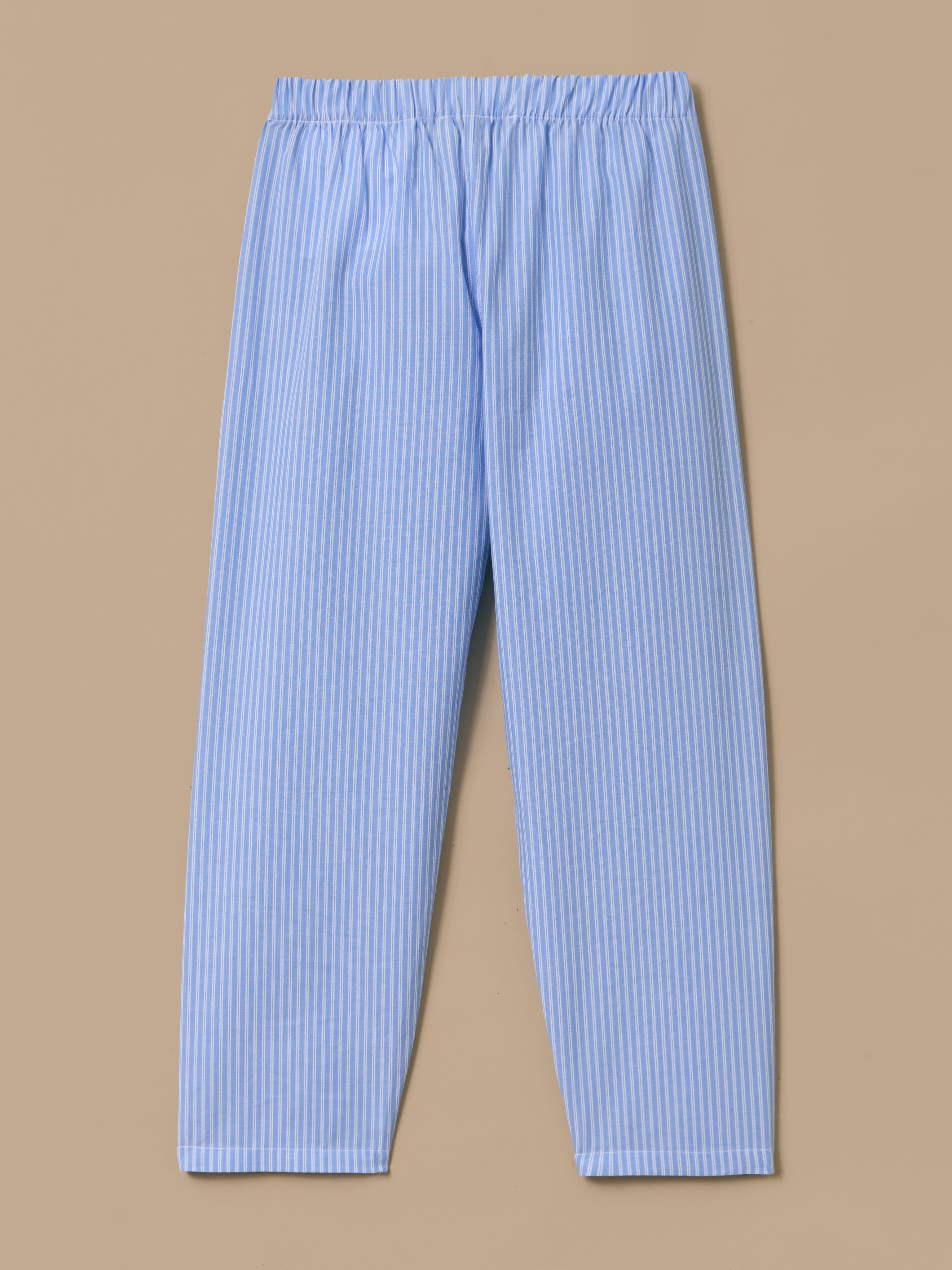 Pyjama en popeline rayé Fille