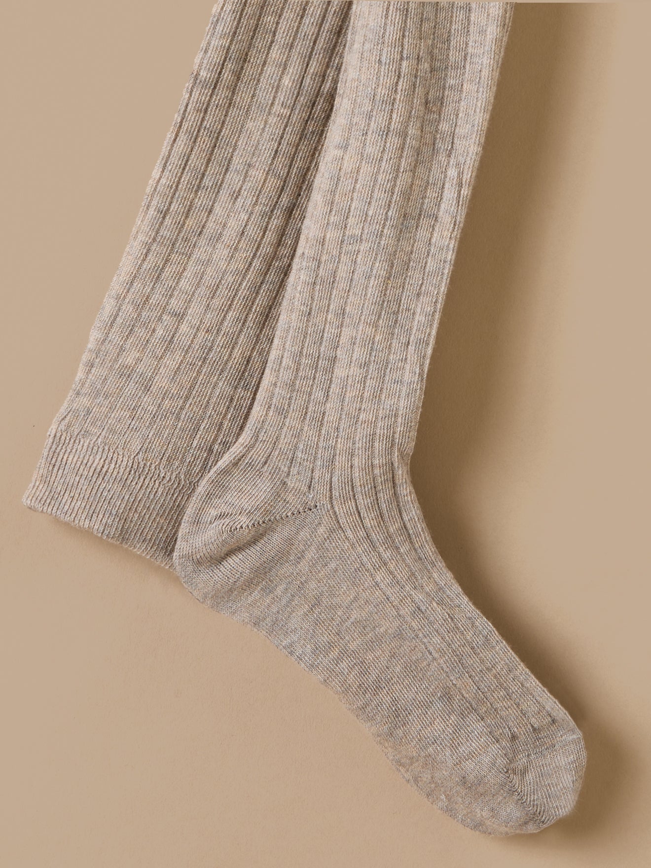 Collants à côtes fille