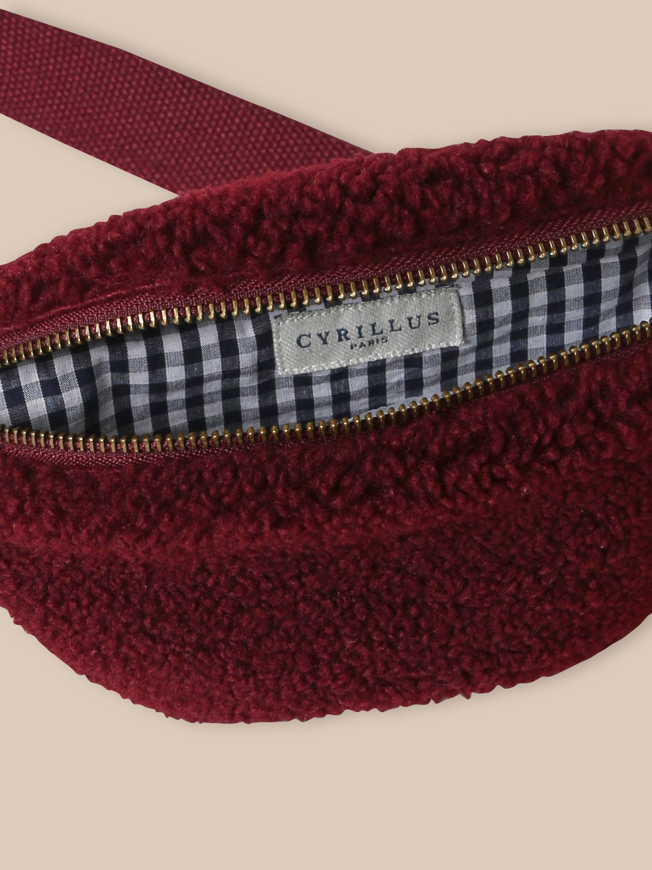 Girl's sherpa belt bag