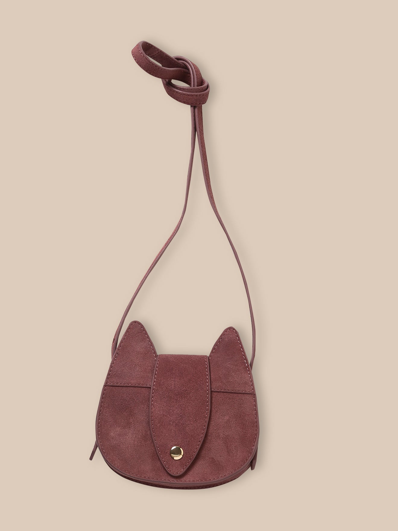 Girl's leather squirrel bag