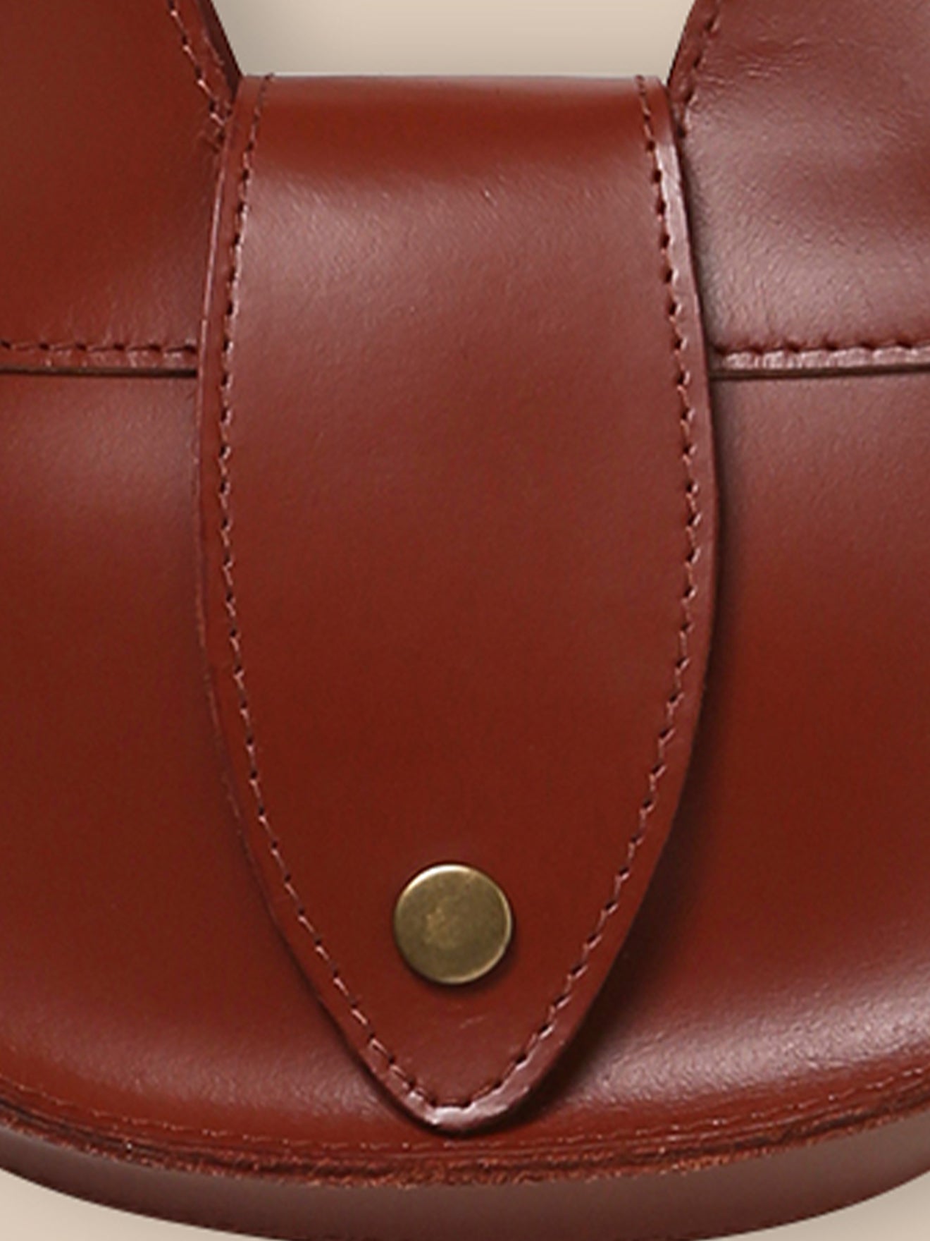 Sac écureuil en cuir Fille