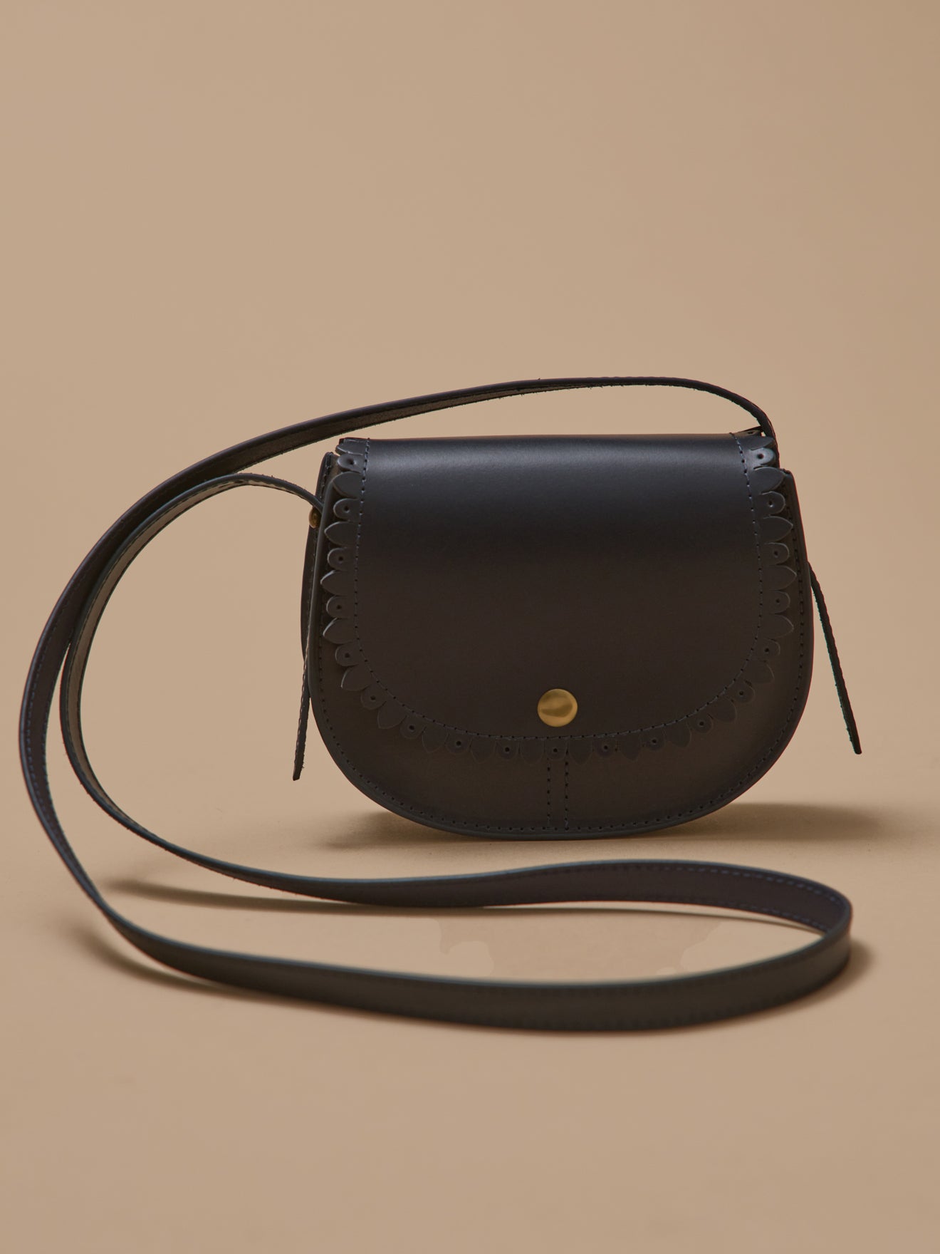 Sac écureuil en cuir fille