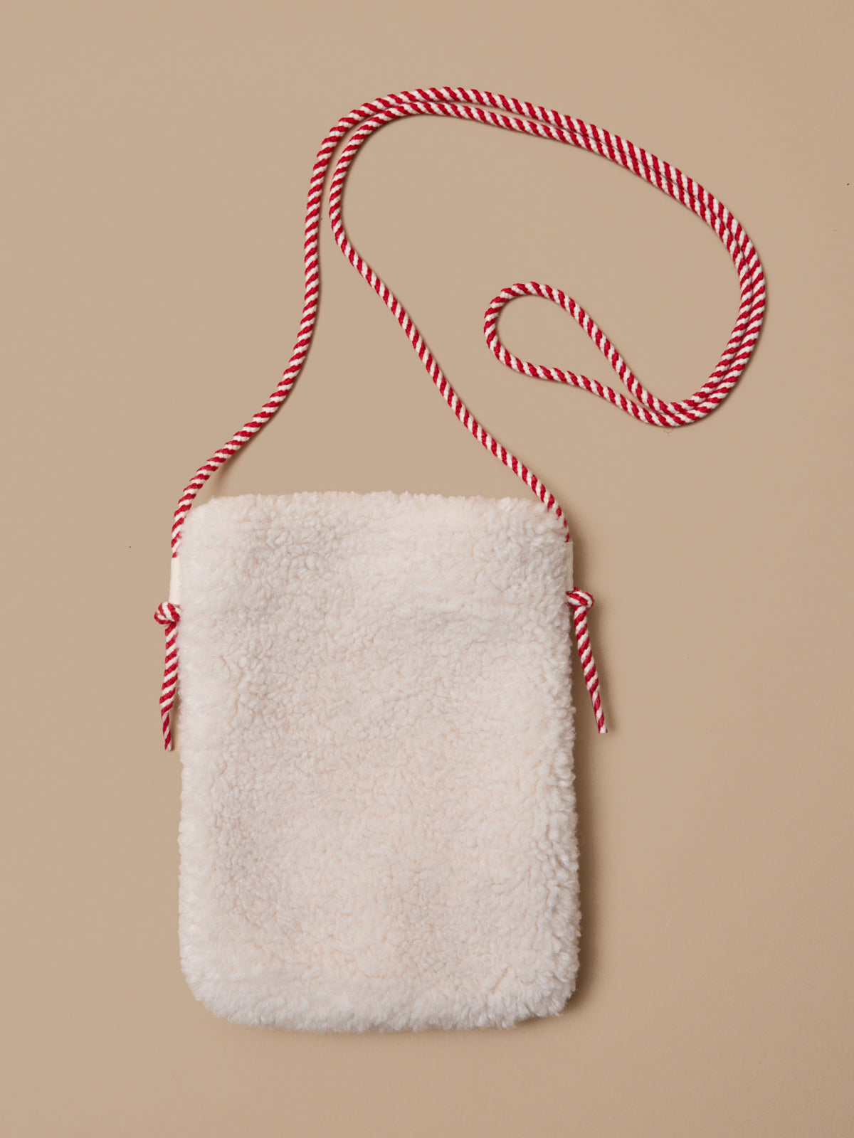 Pochette en sherpa fille