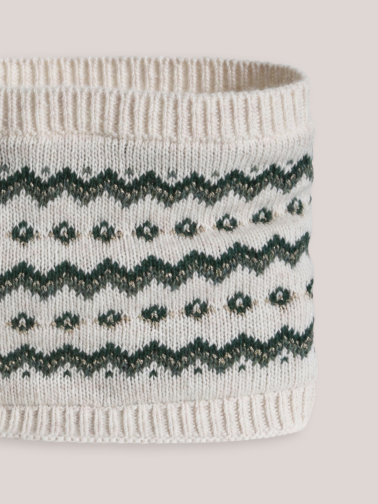 Girl's jacquard snood