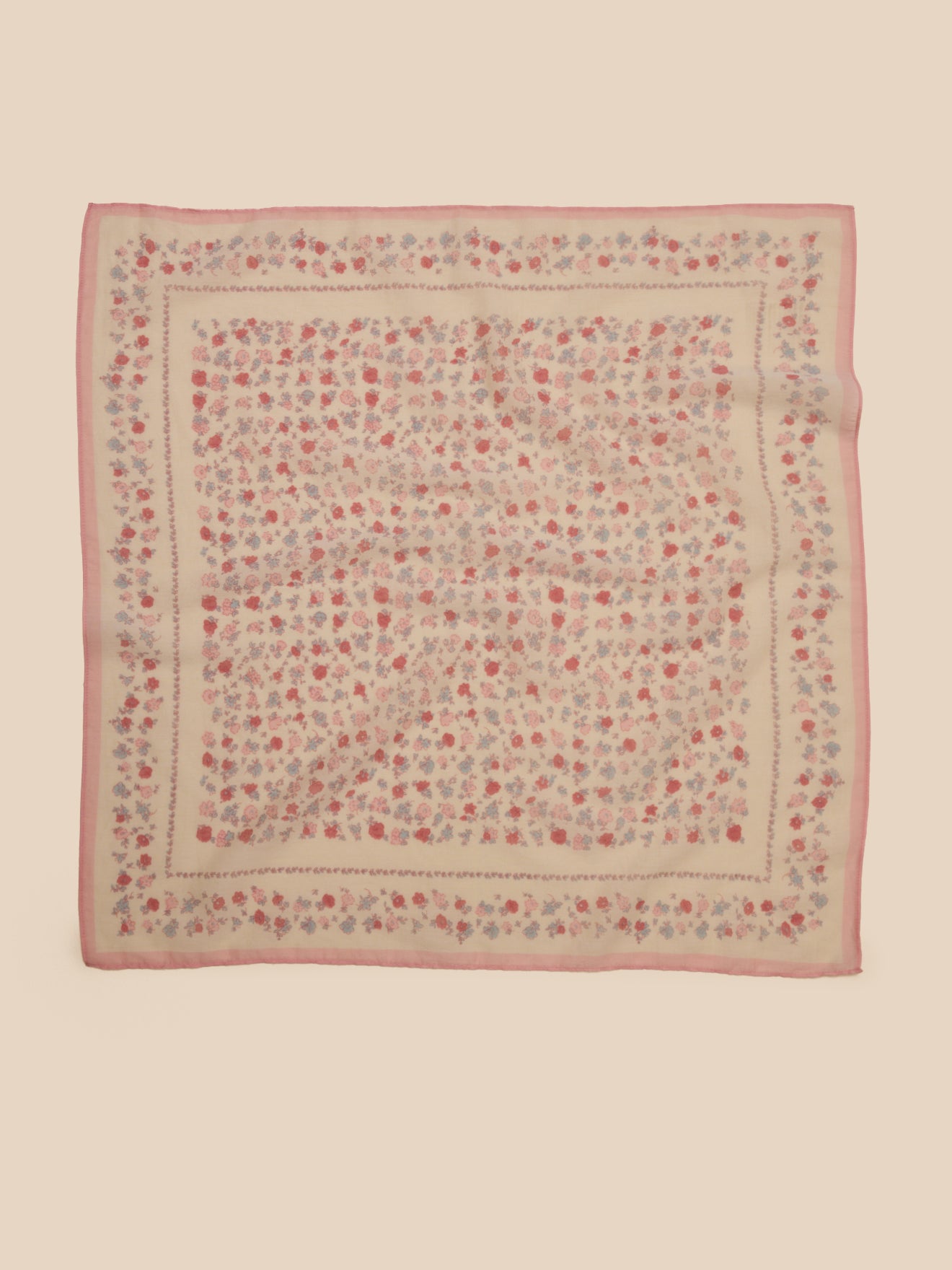 Foulard fleurs Fille - Coton biologique