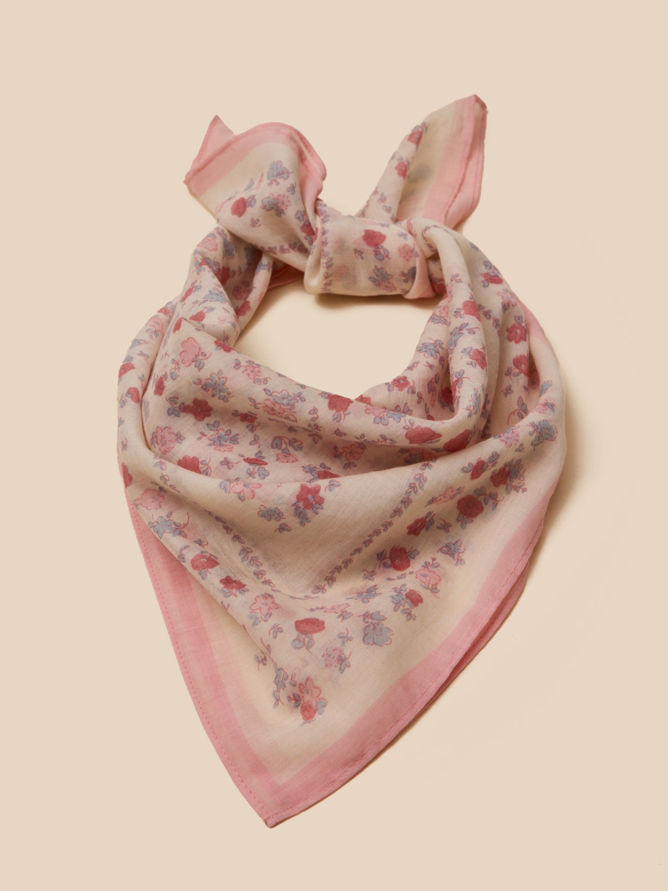Foulard fleurs Fille - Coton biologique
