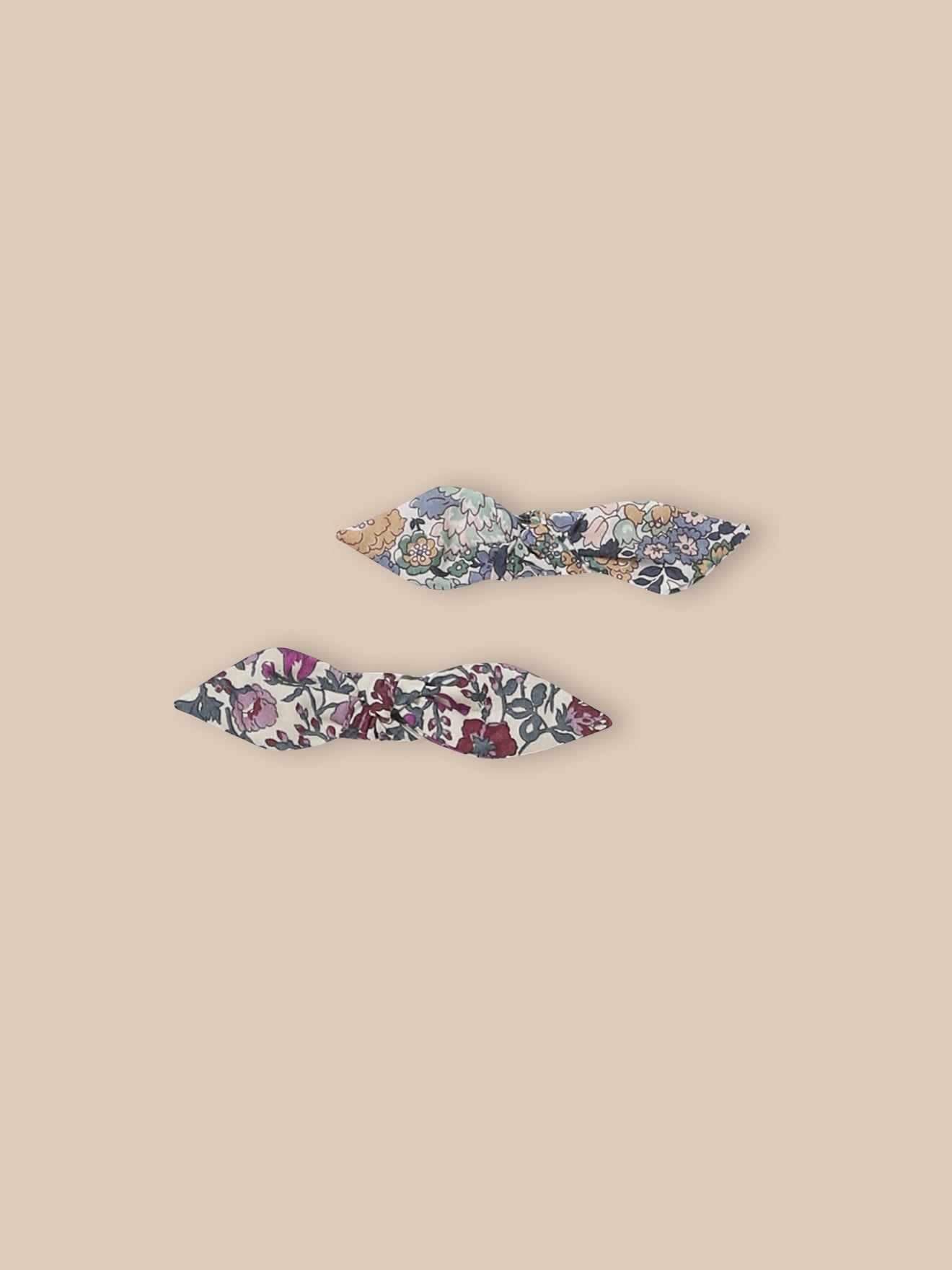 Pack of 2 hair claws made with Liberty fabric