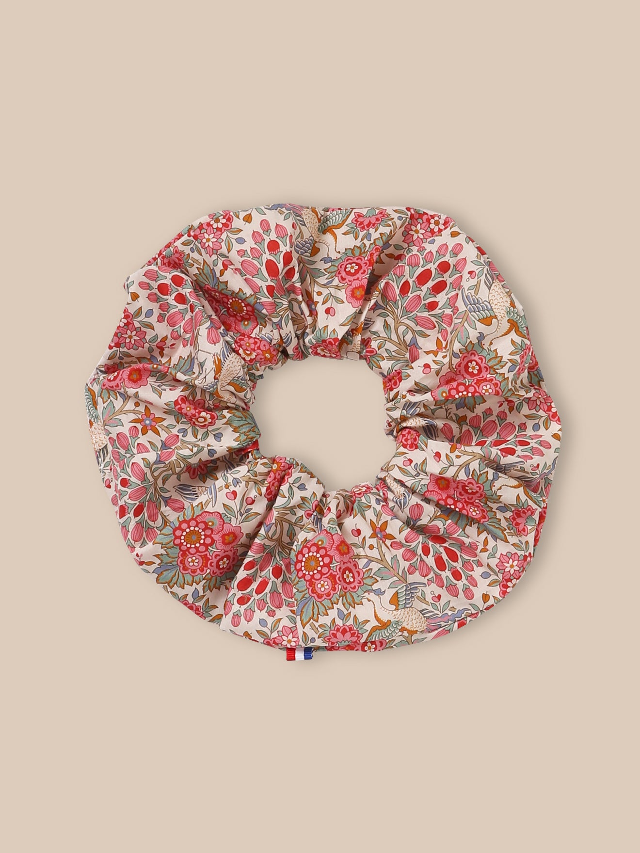 Girl's oversize scrunchie made with Liberty fabric