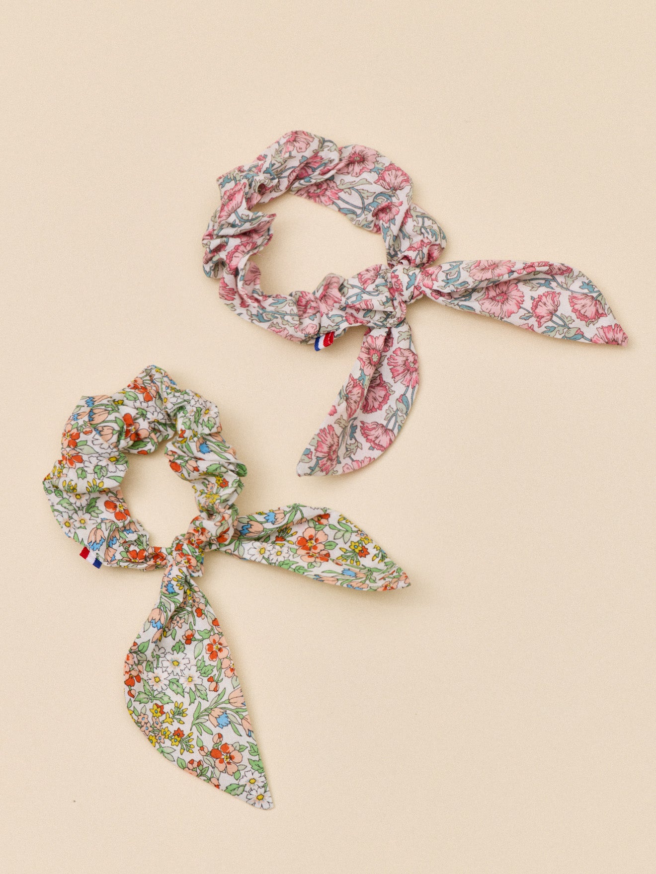 Lot de 2 chouchous en tissu Liberty Fille