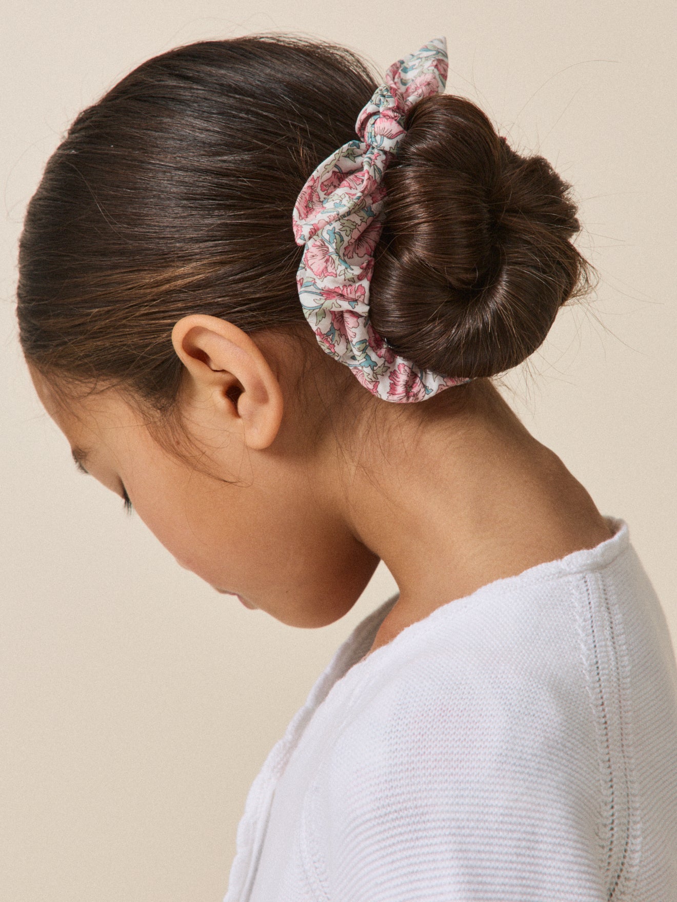 Girl's set of 2 scrunchies made with Liberty fabric