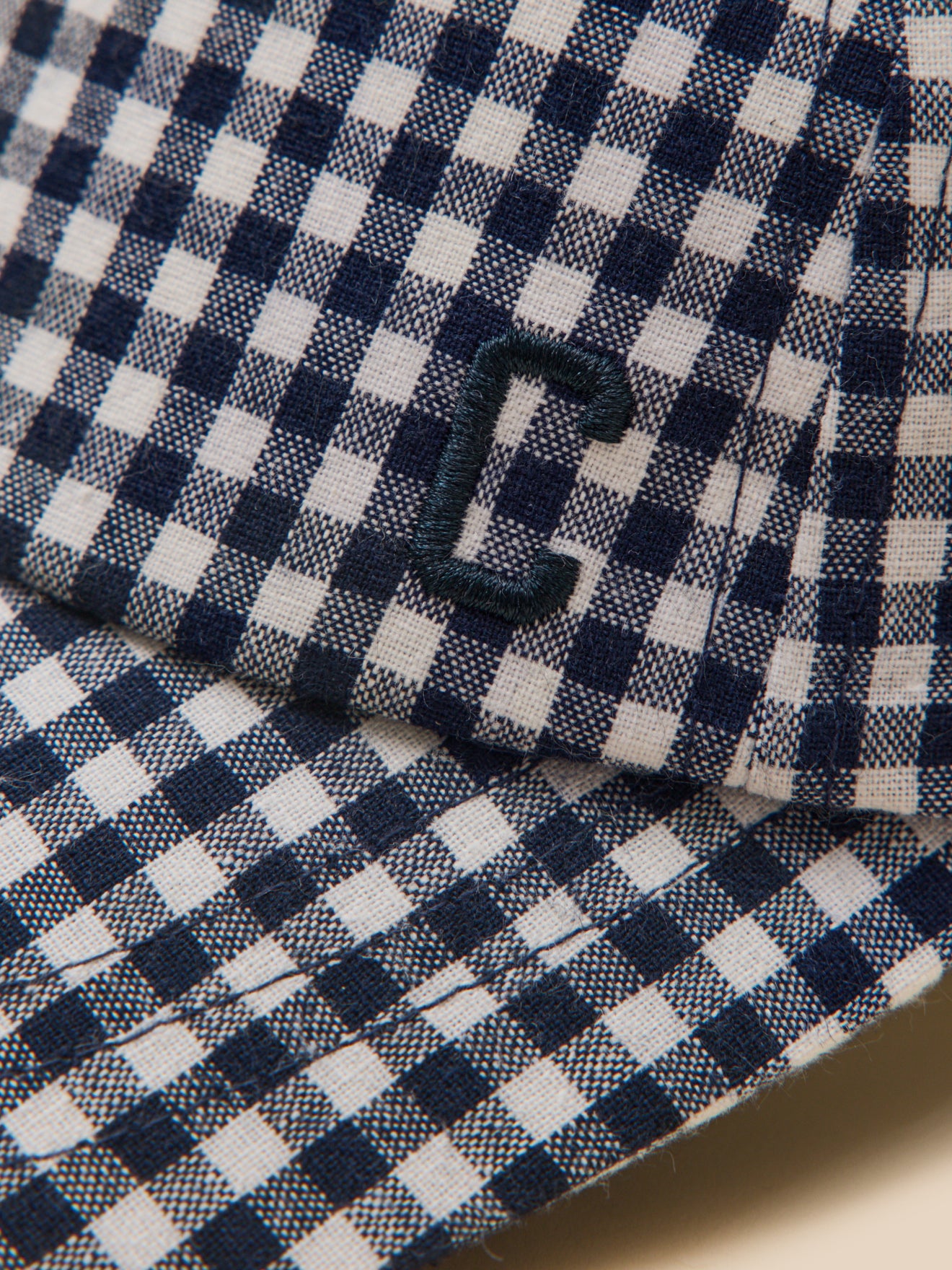 Girl's gingham check cap - Cyrillus COM