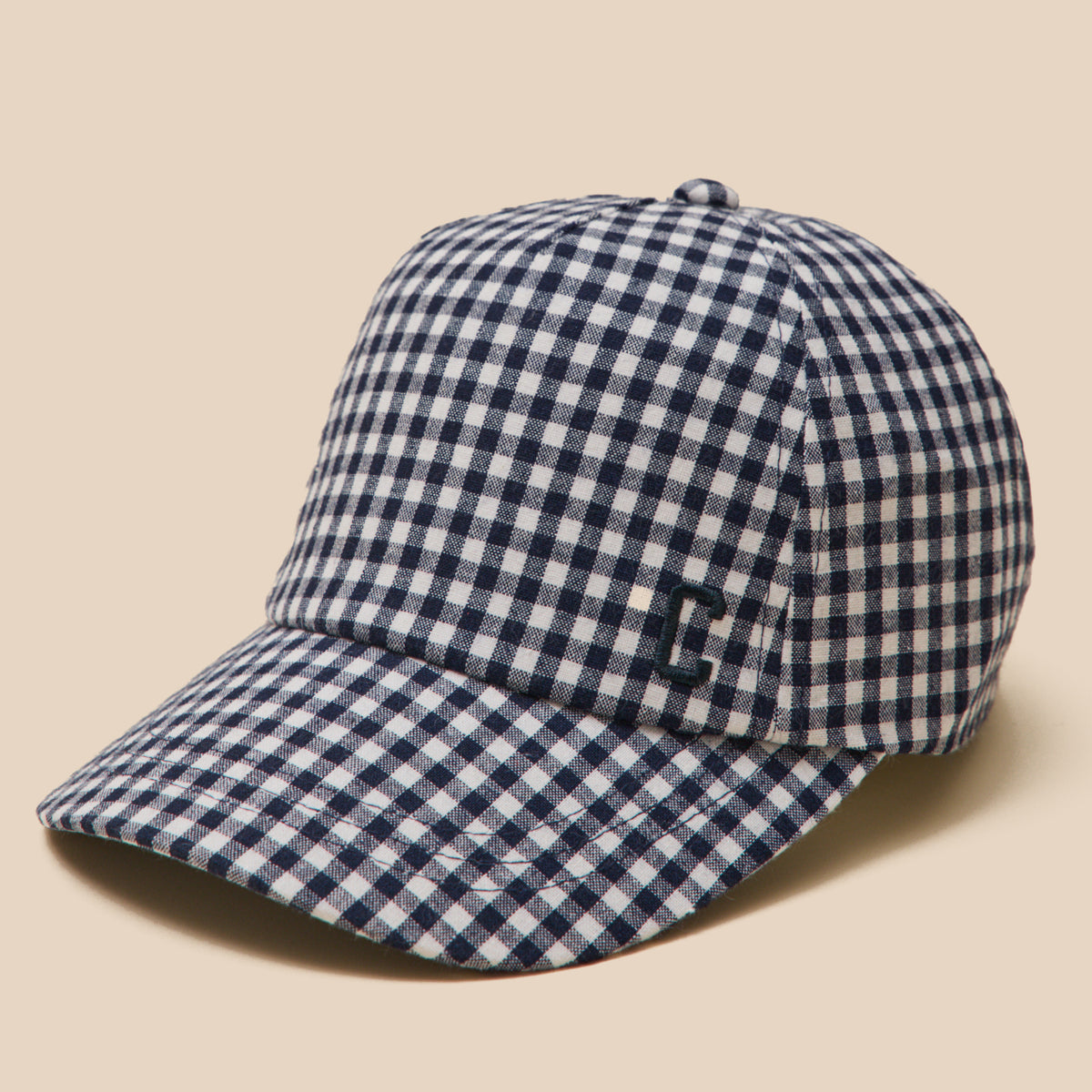 Girl's gingham check cap - Cyrillus COM
