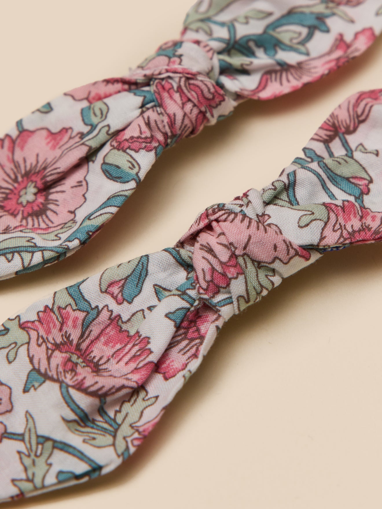 Girl's set of 2 bow hair clips made with Liberty fabric