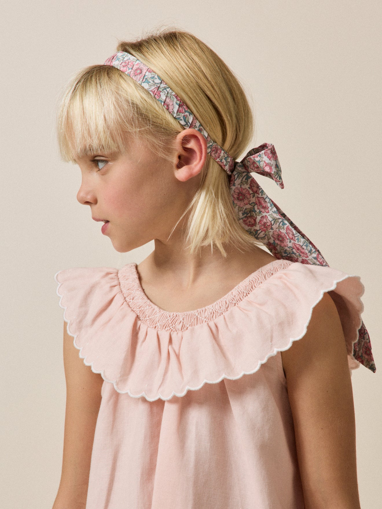 Girl's headband made with Liberty fabric