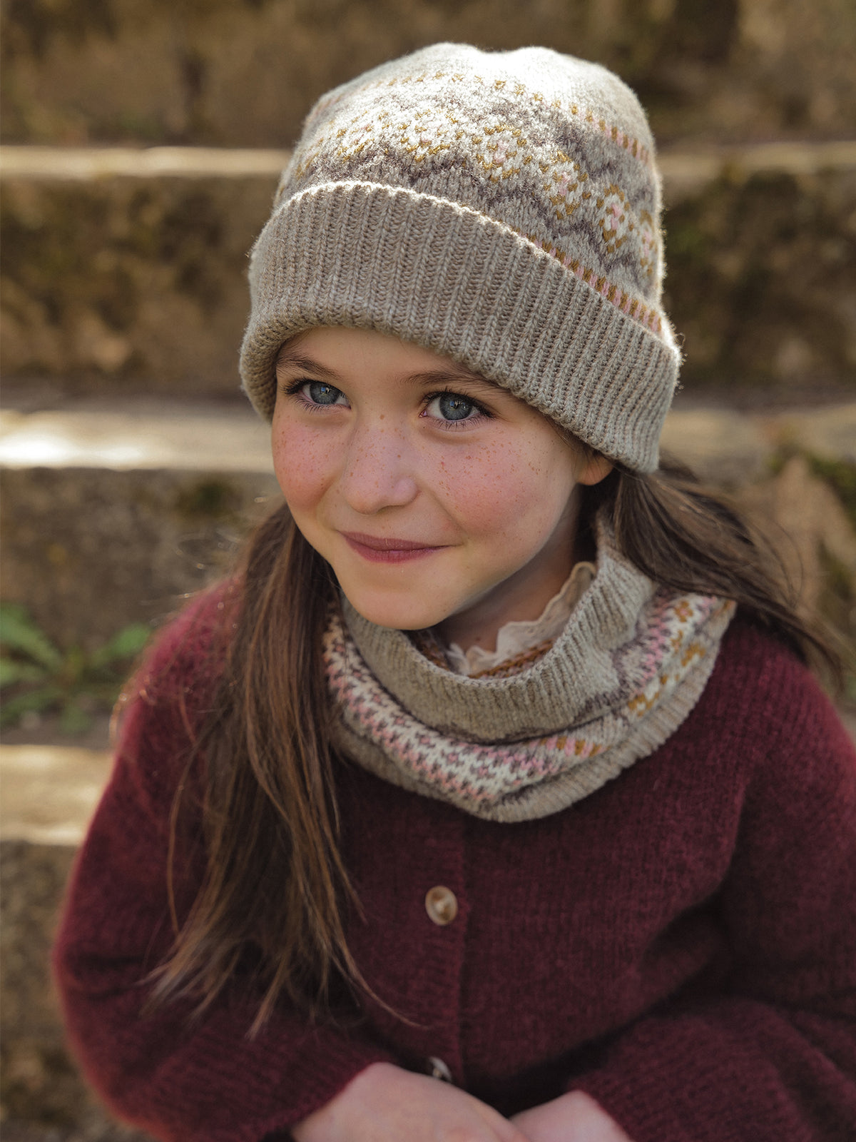 Child's jacquard beanie