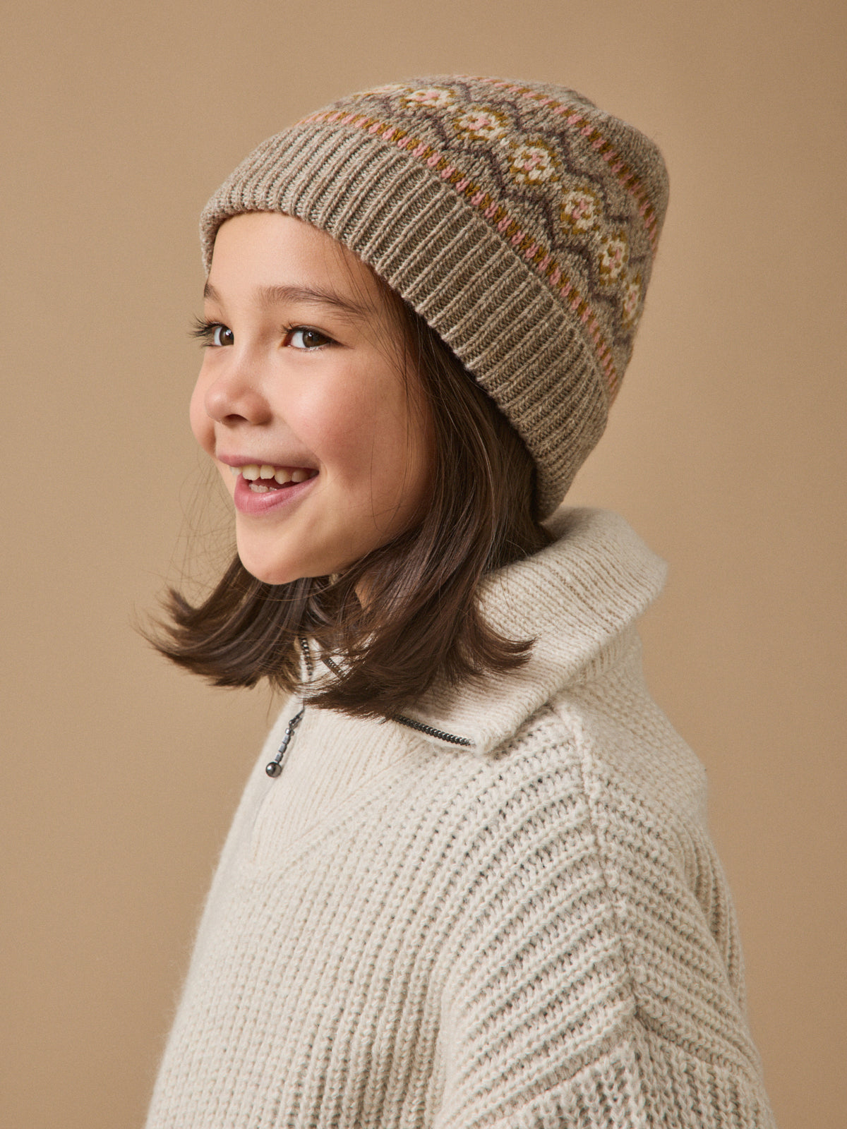 Child's jacquard beanie
