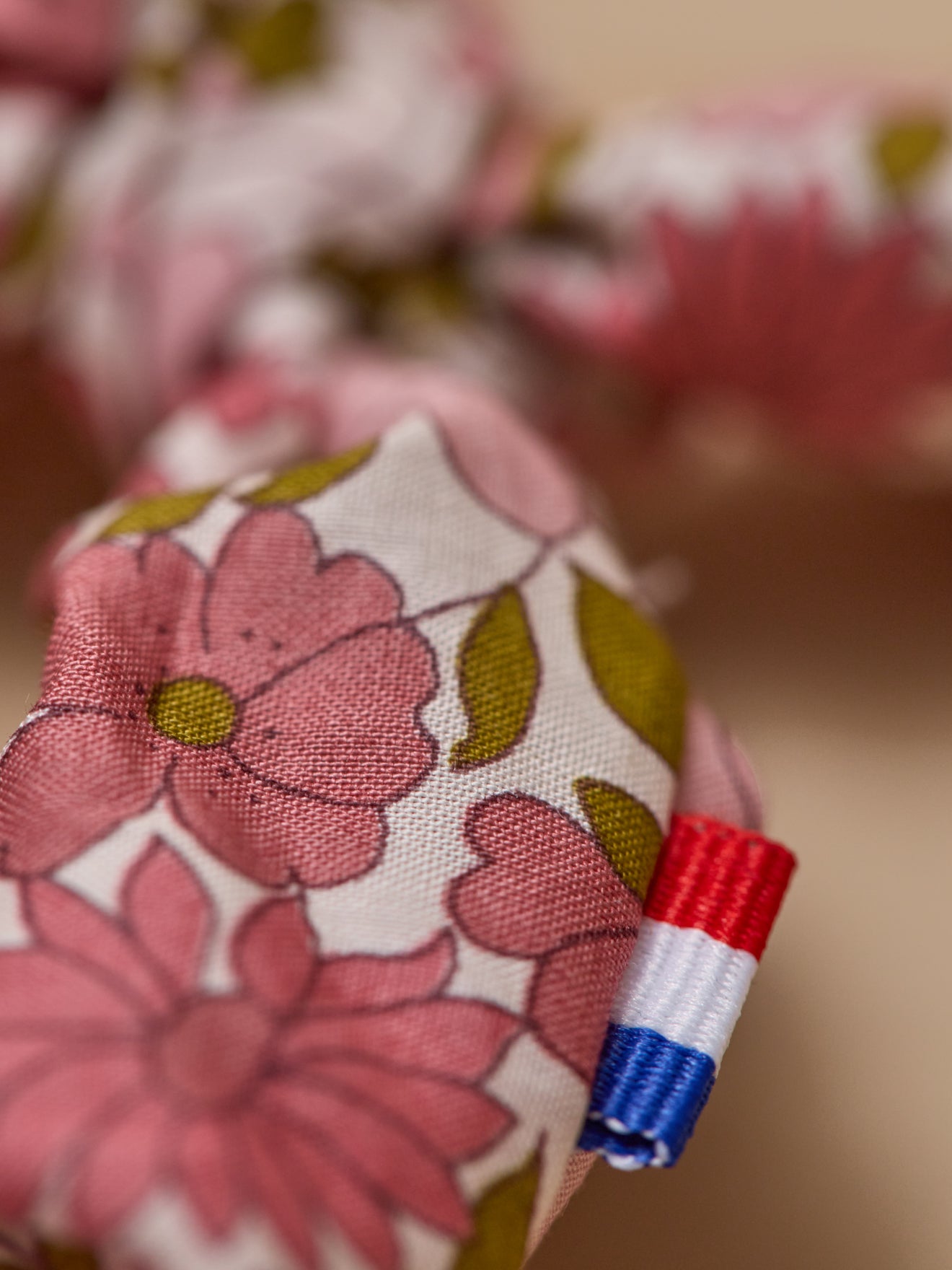 Chouchou en tissu Liberty par lot de 2
