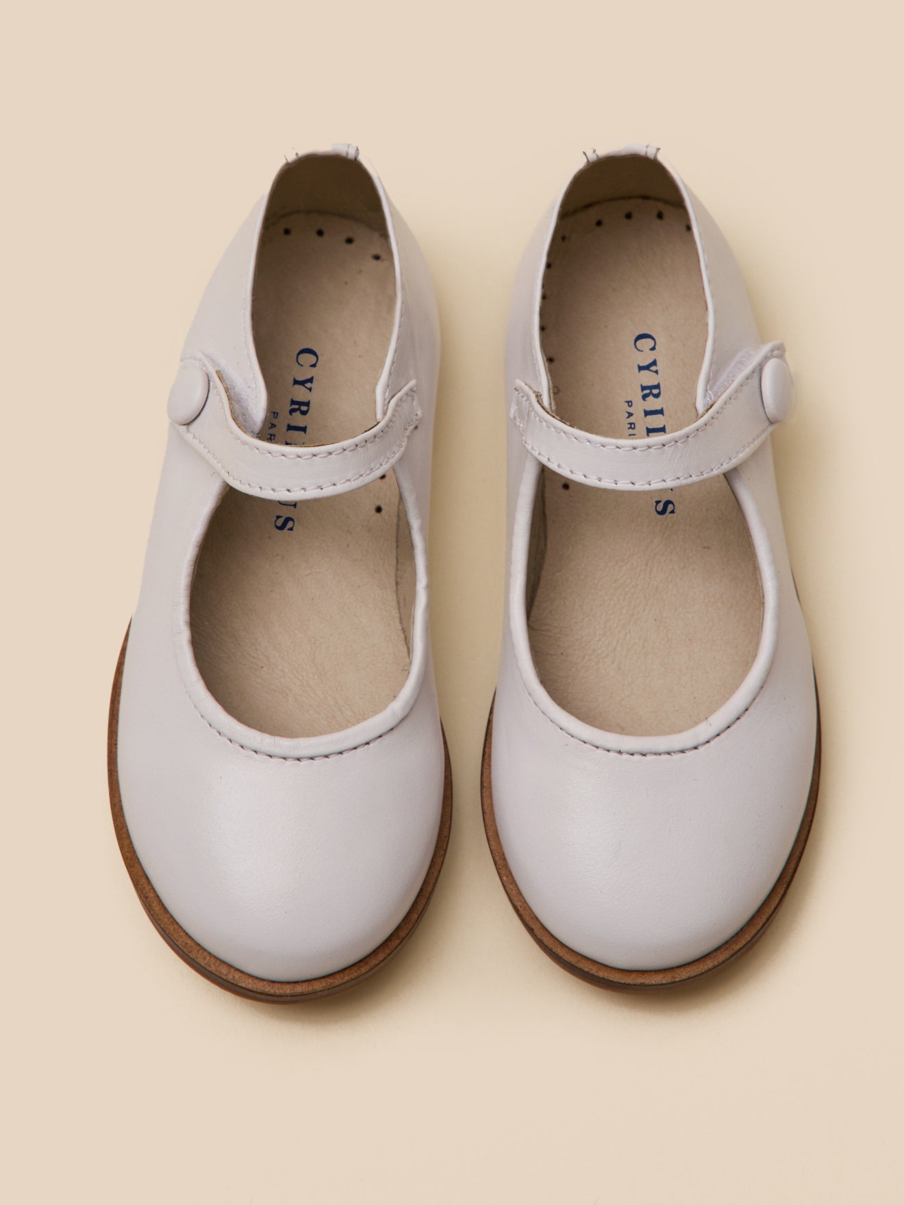 Babies en cuir irisé Fille