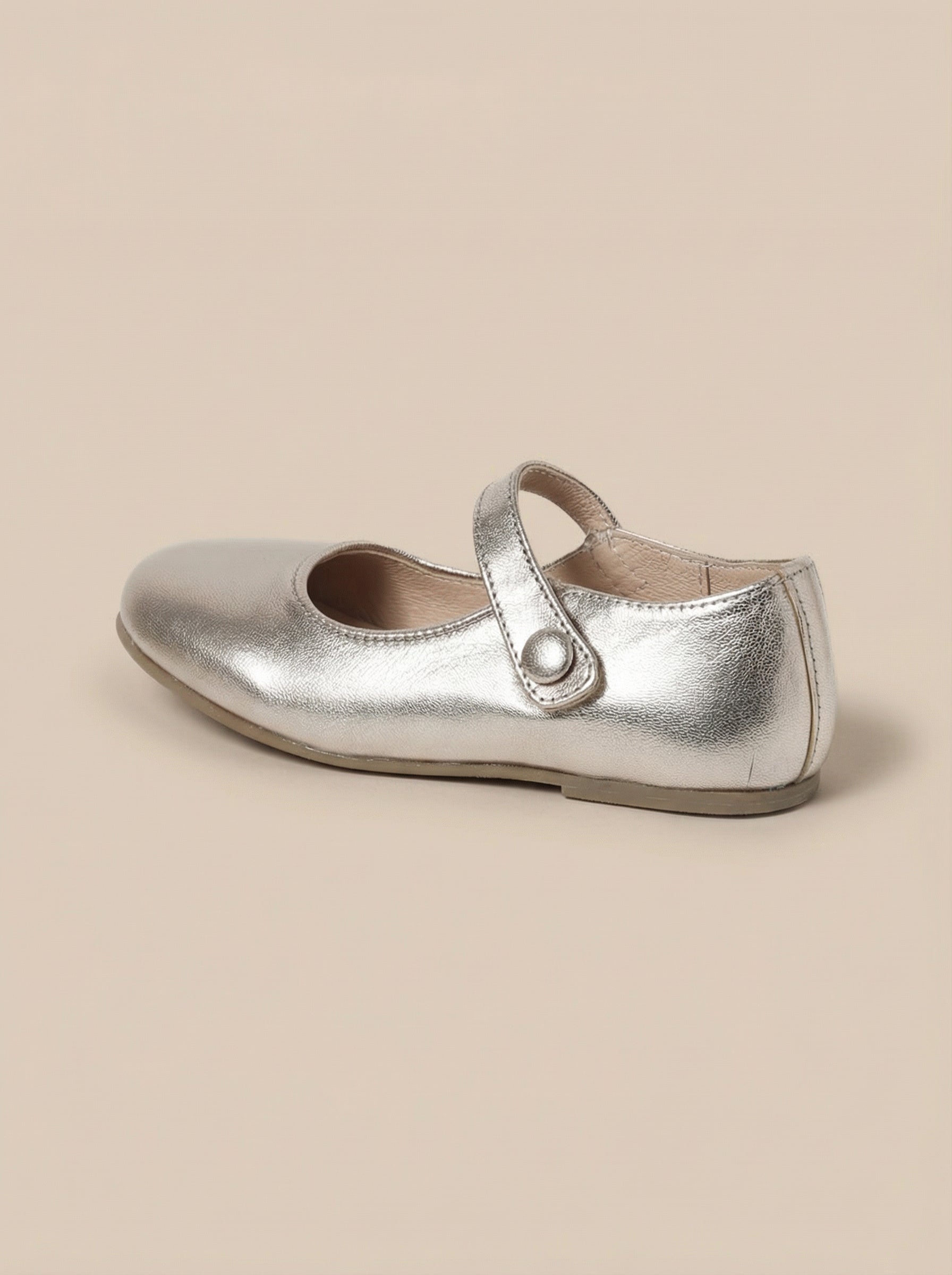 Babies en cuir irisé Fille