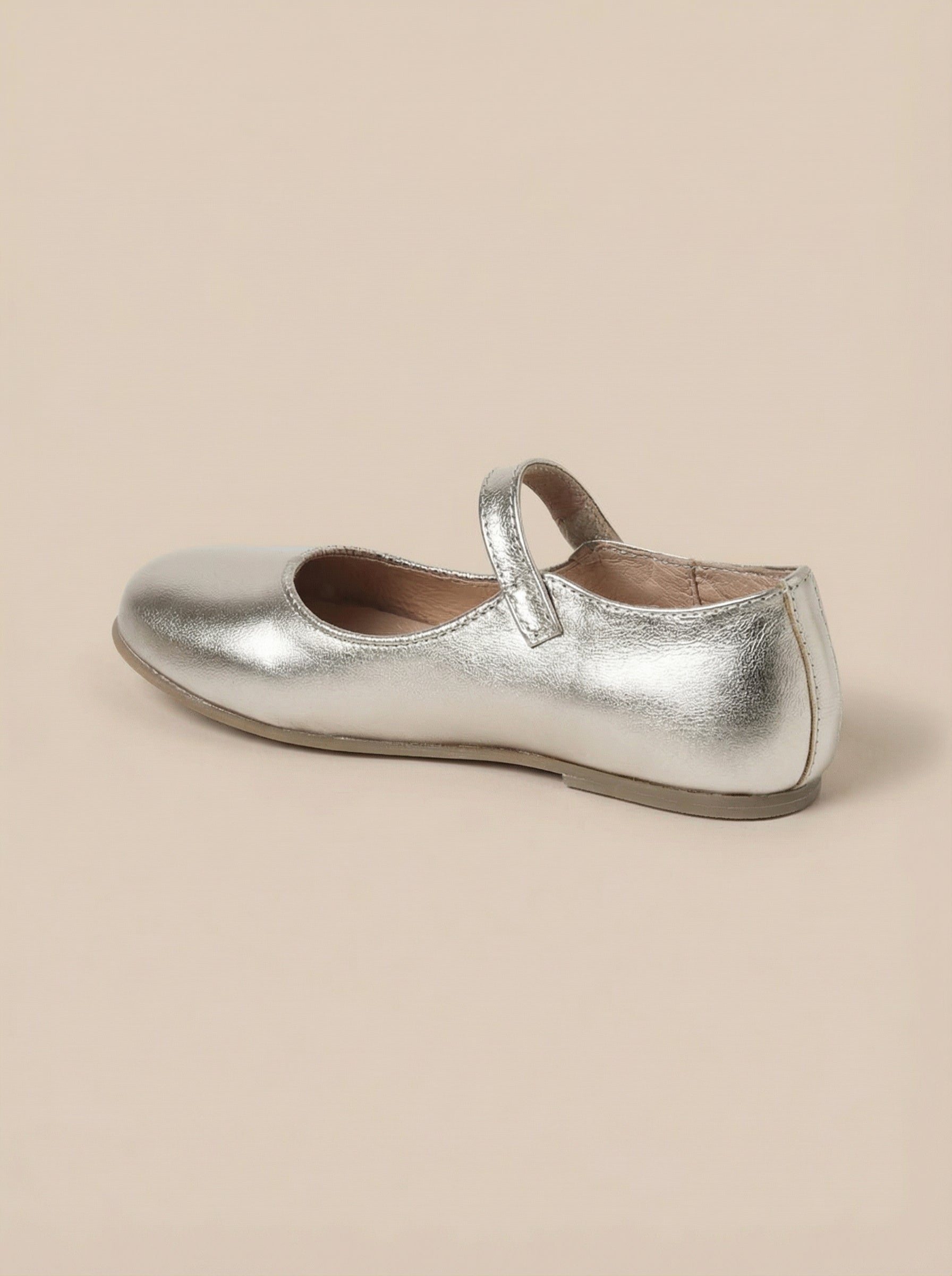 Babies en cuir irisé Fille