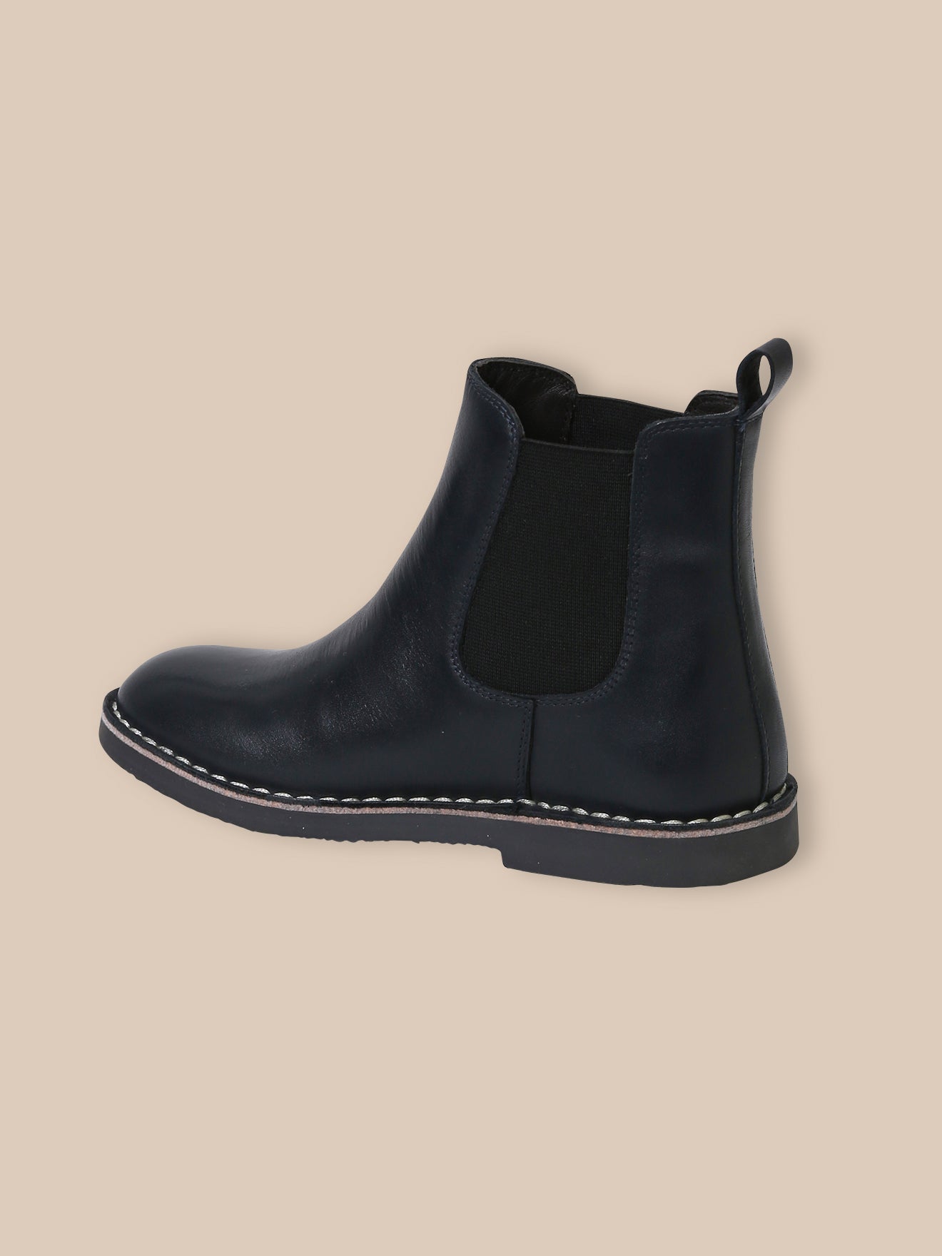 Girl's leather Chelsea boots