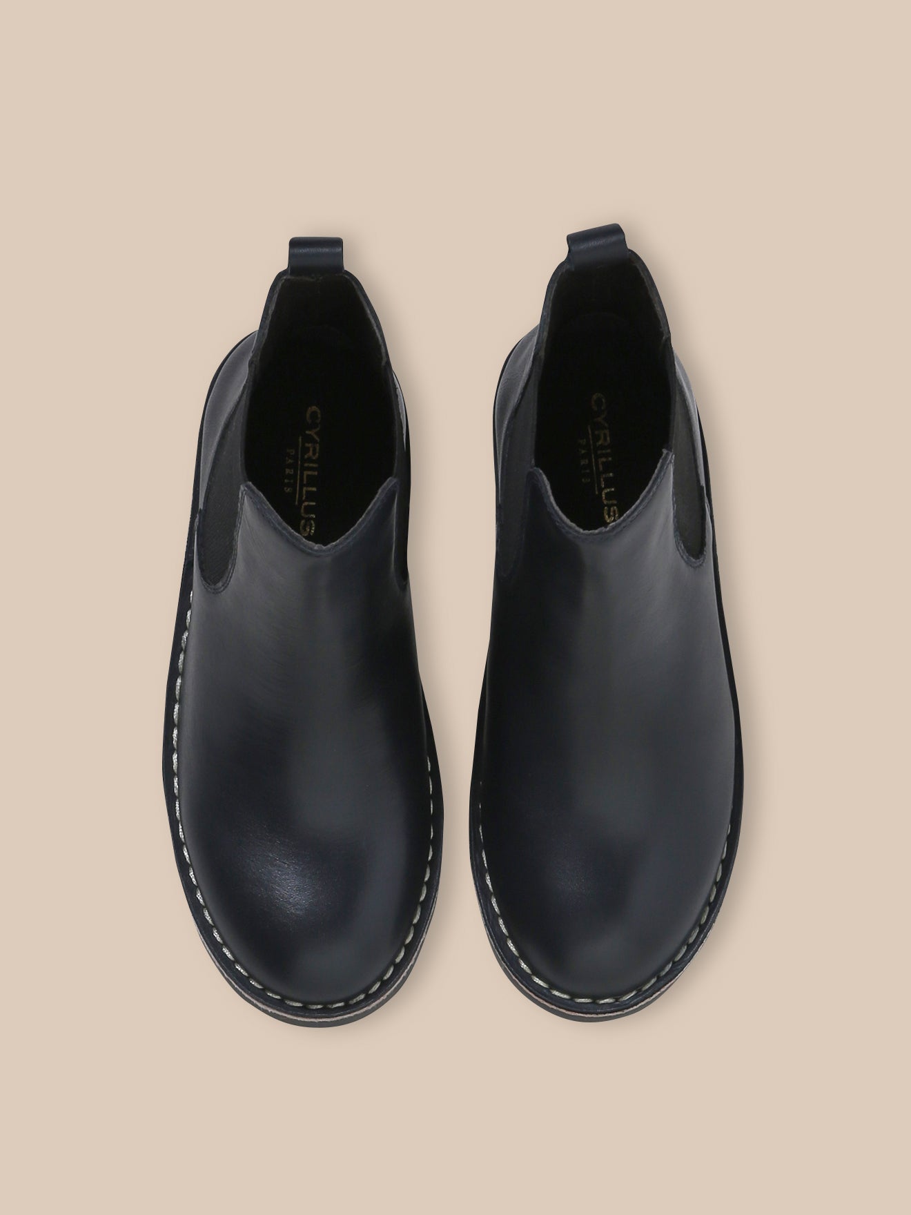 Girl's leather Chelsea boots