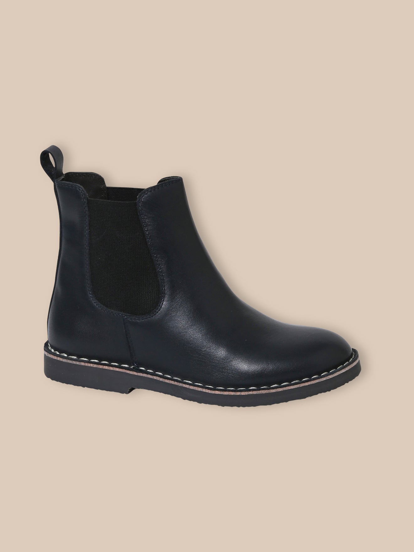 Girl's leather Chelsea boots