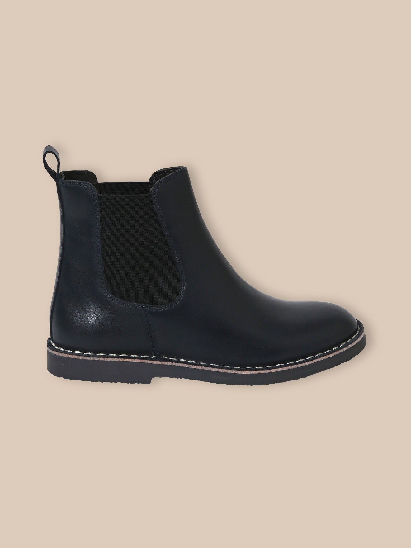 Girl's leather Chelsea boots