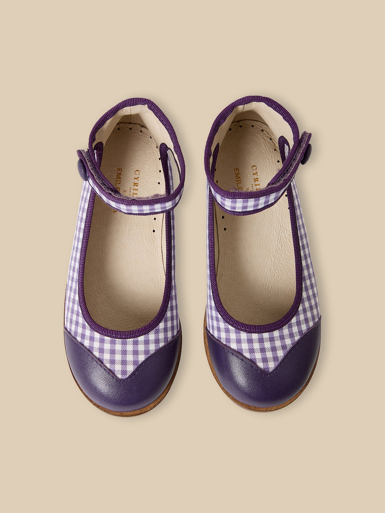 Girl's leather ballet slippers - Cyrillus x Emile & Ida