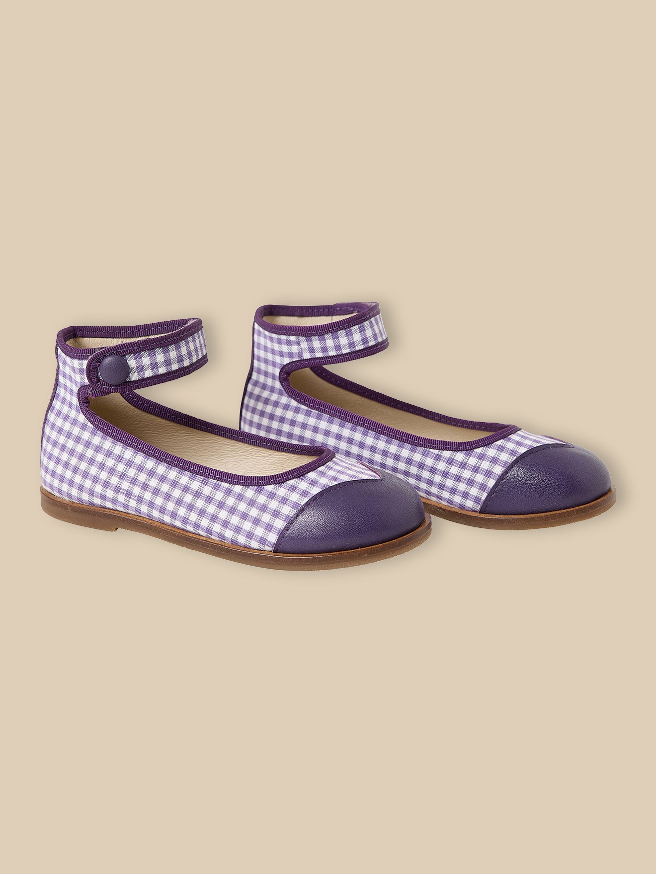 Girl's leather ballet slippers - Cyrillus x Emile & Ida