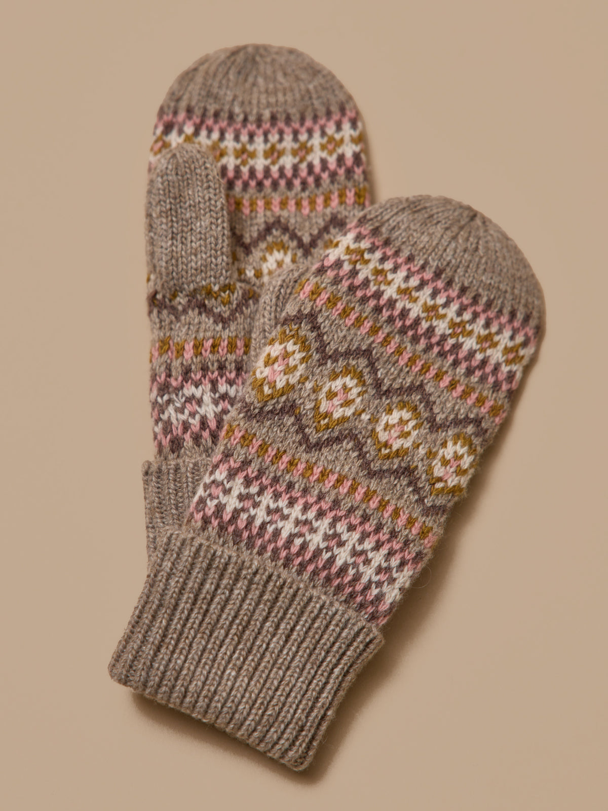 Child's jacquard mittens
