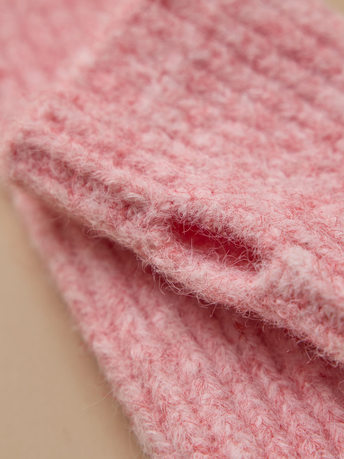 Girl's marled fingerless gloves