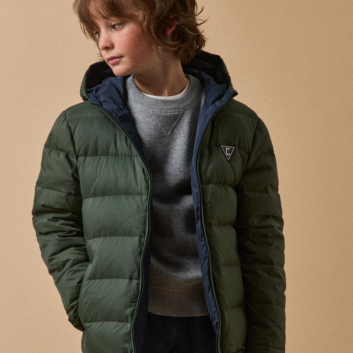 Boy's reversible puffer
