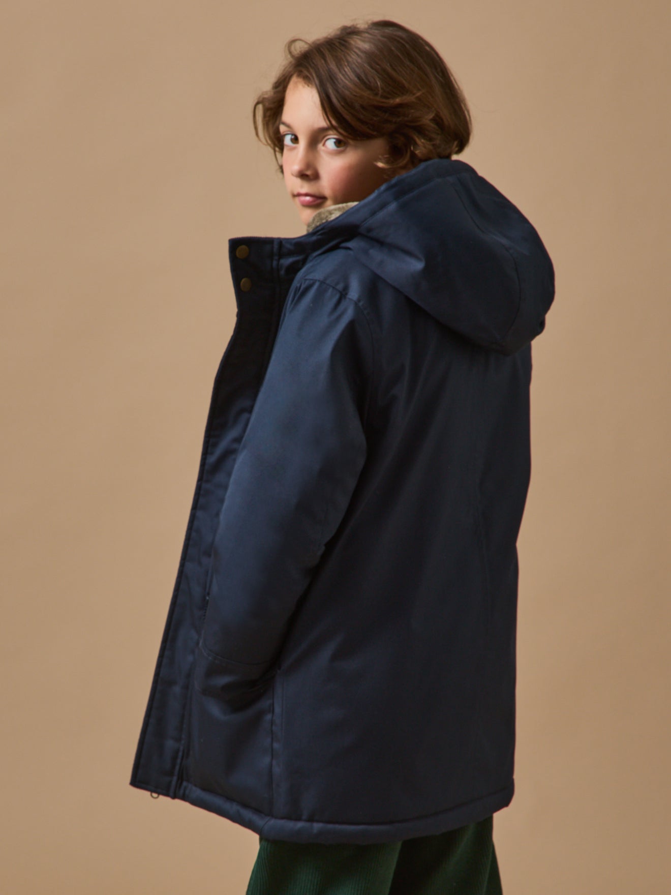 Boy's warm parka