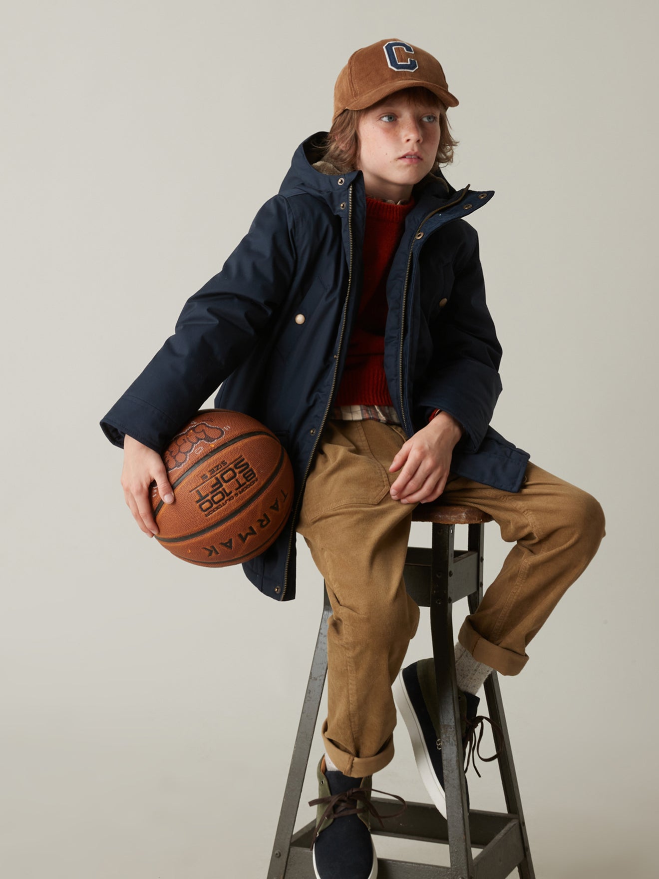 Boy's warm parka