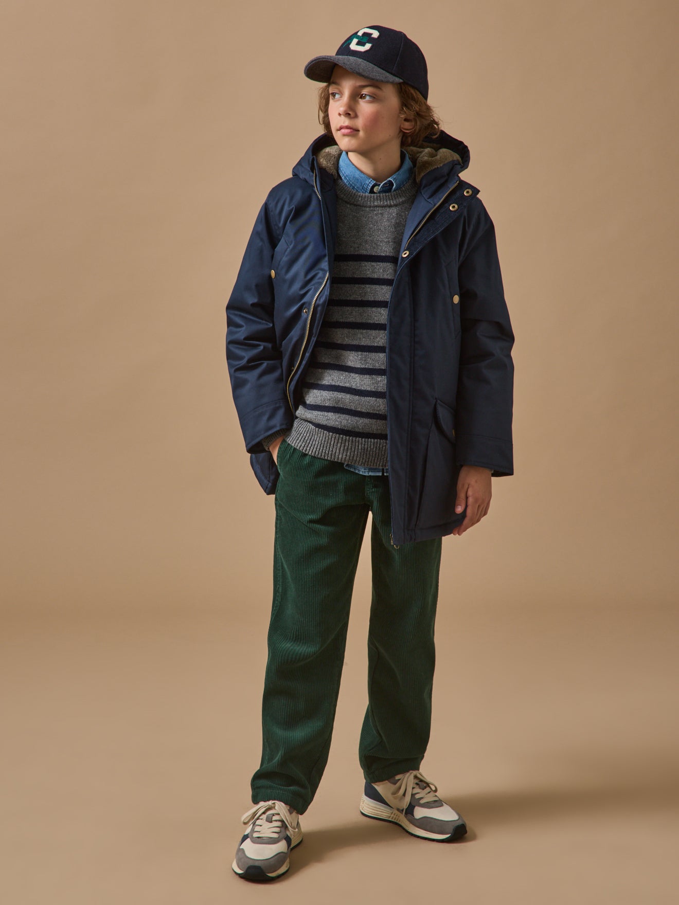 Boy's warm parka